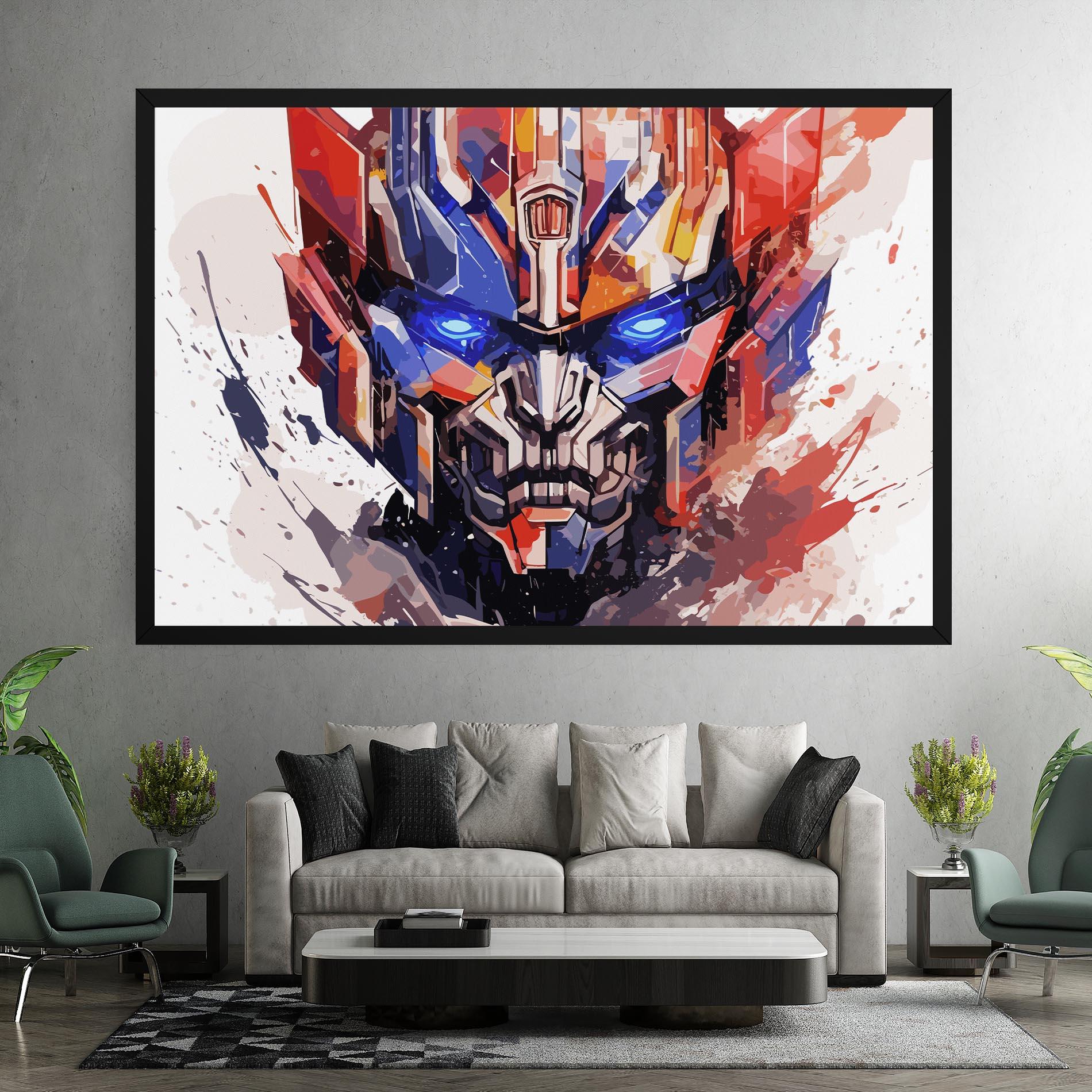 Tablou Canvas Optimus Prime Art mockup 7