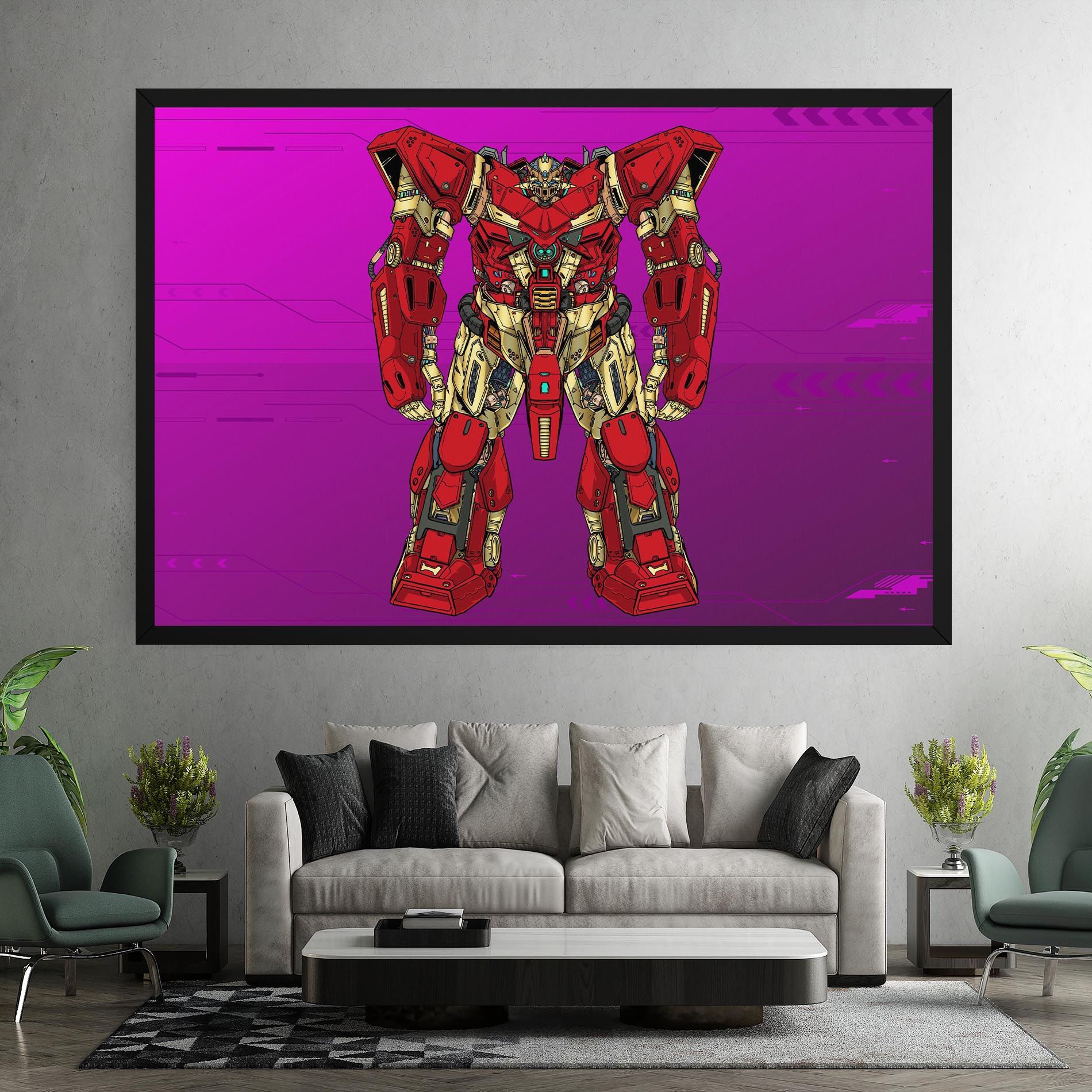 Red Cream Robot mockup 7