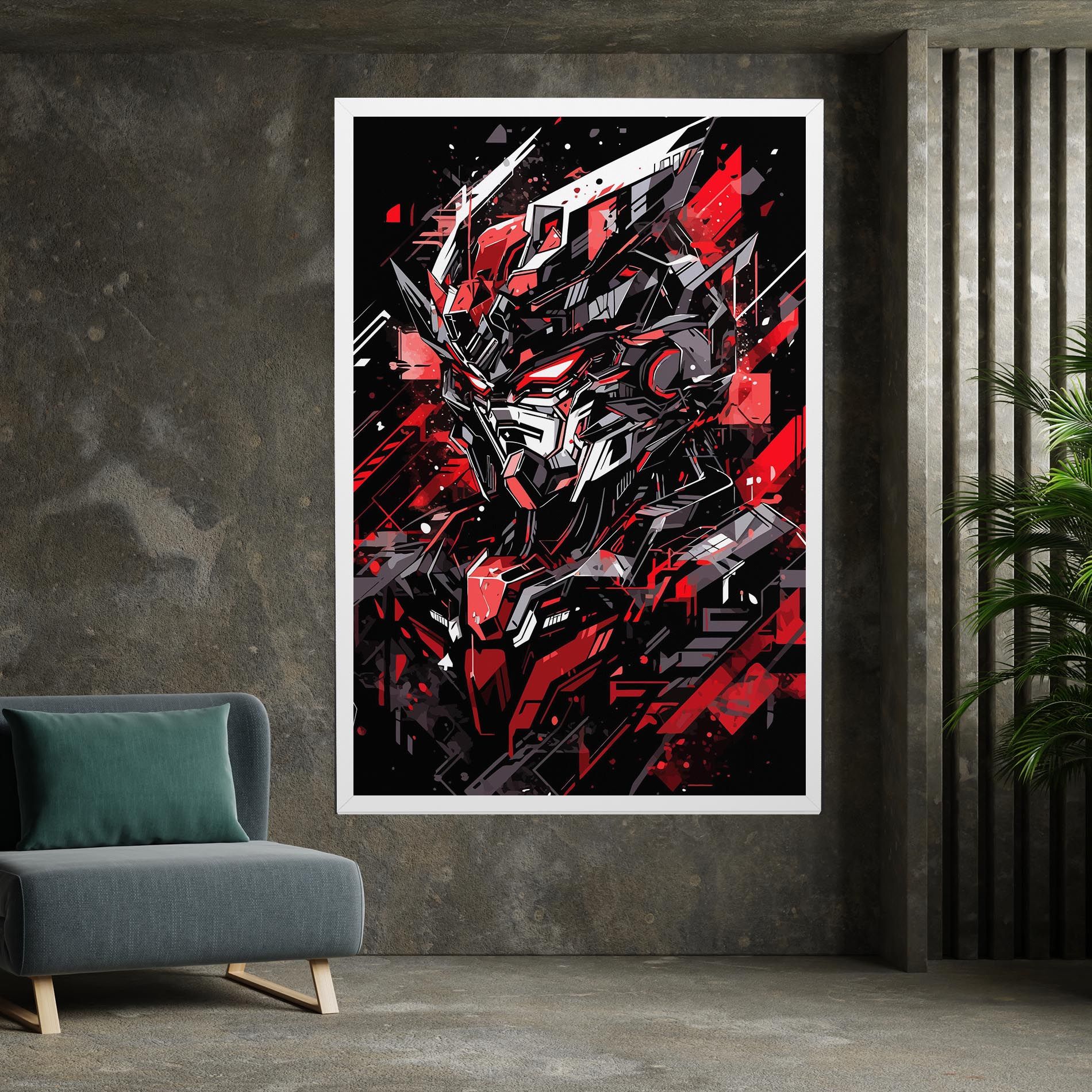 Red Grey Robot mockup 7