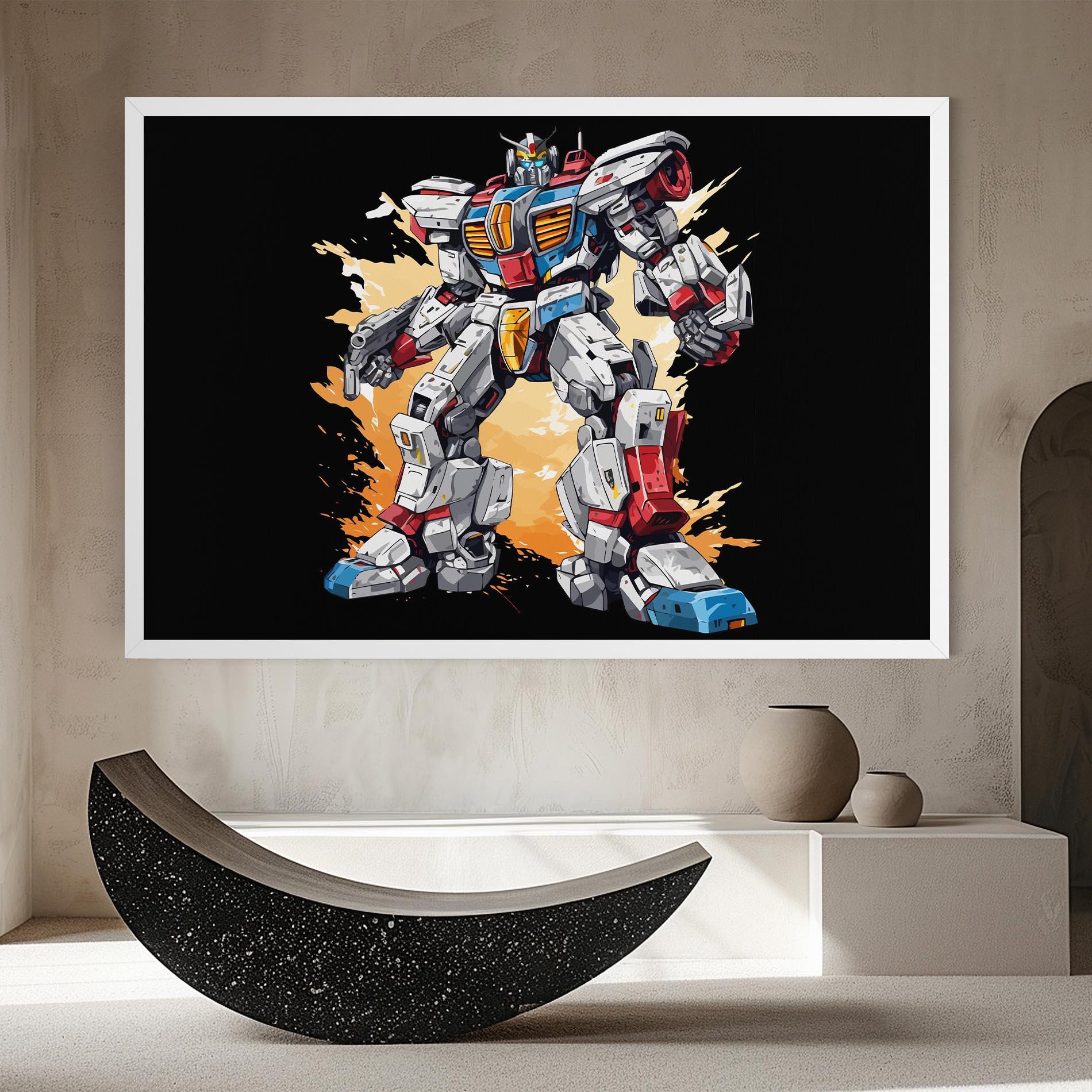 Tablou Canvas Crazy Robot mockup 8