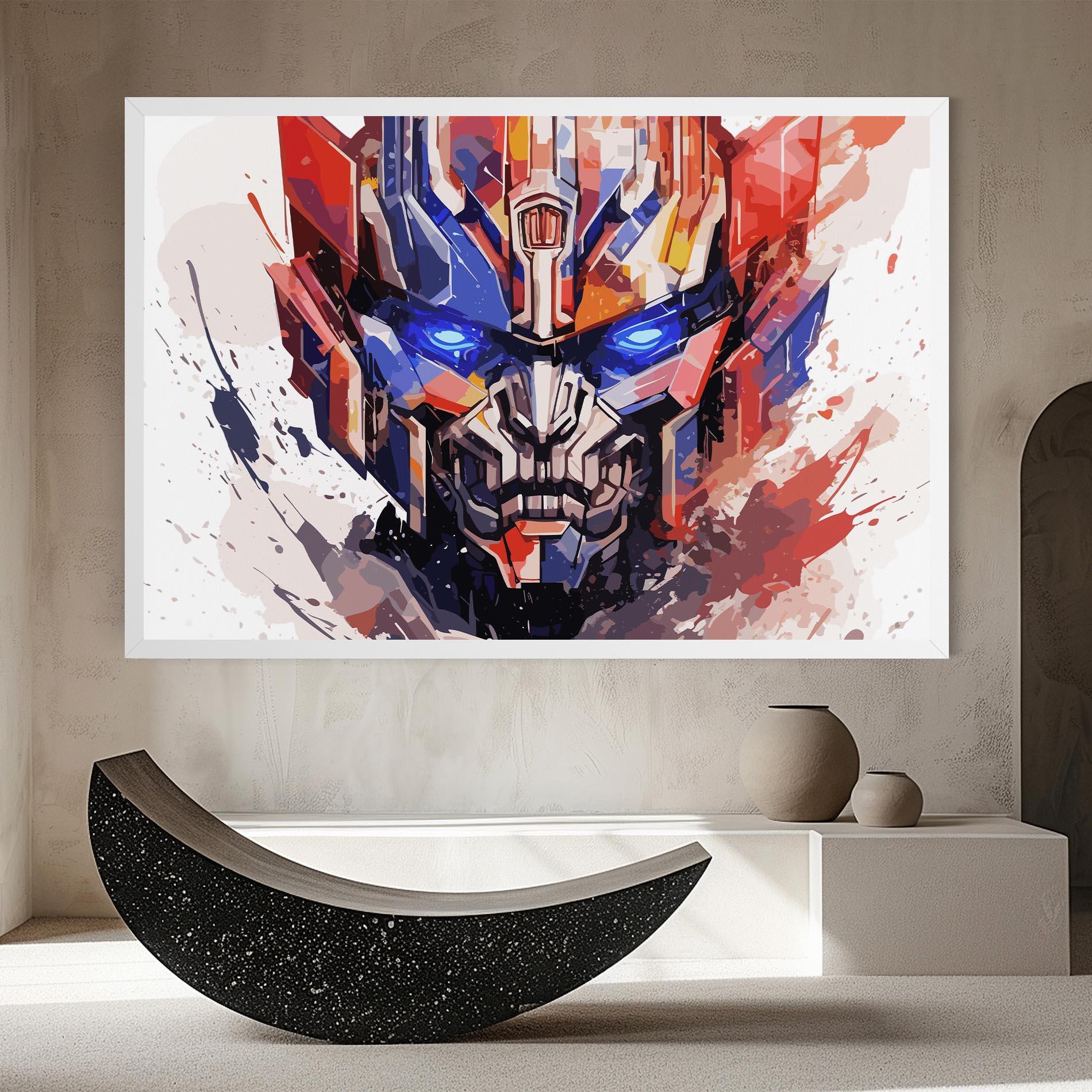 Tablou Canvas Optimus Prime Art mockup 8