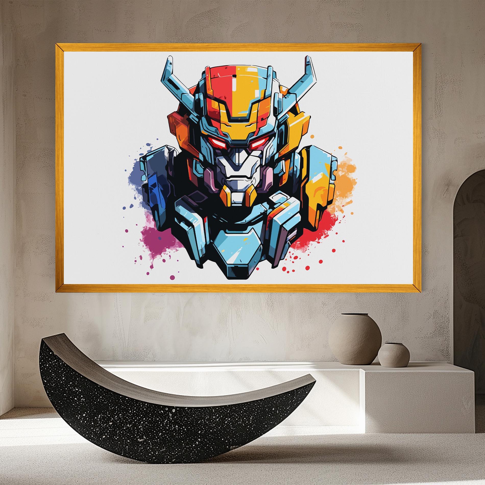 Tablou Canvas Colorful Robot mockup 8