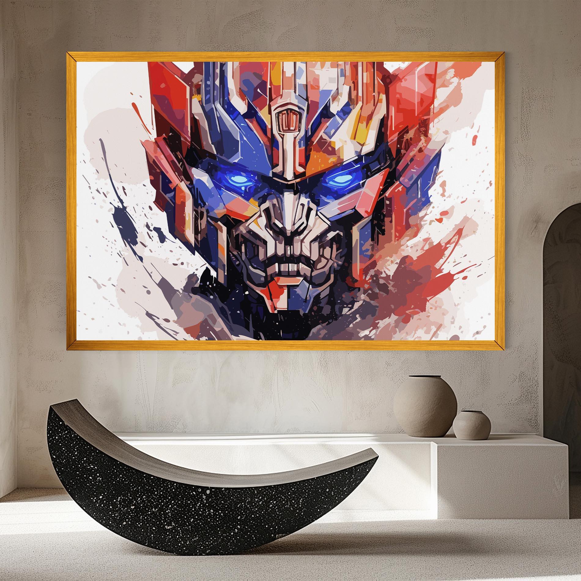 Tablou Canvas Optimus Prime Art mockup 8