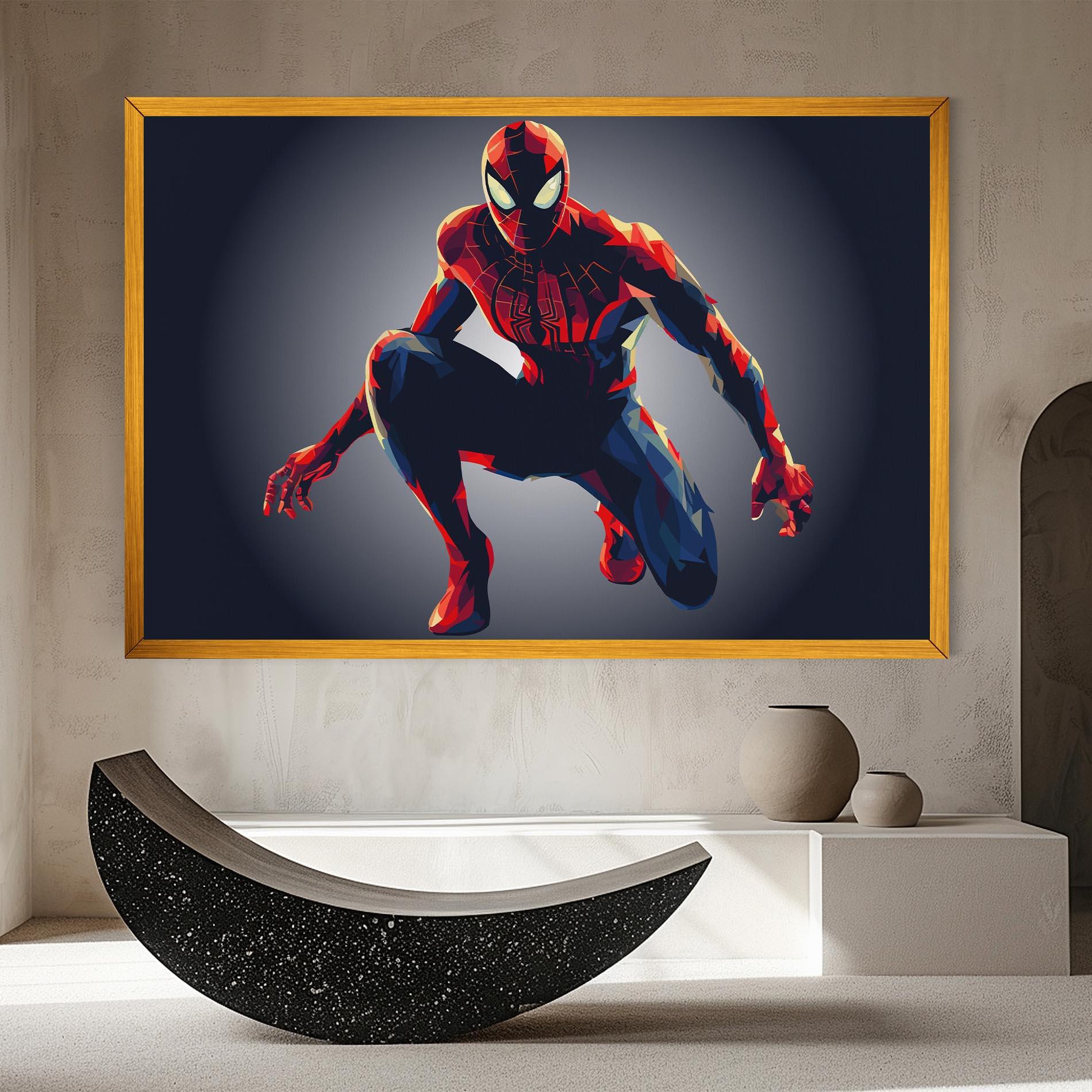 Tablou Canvas Spiderman mockup 8