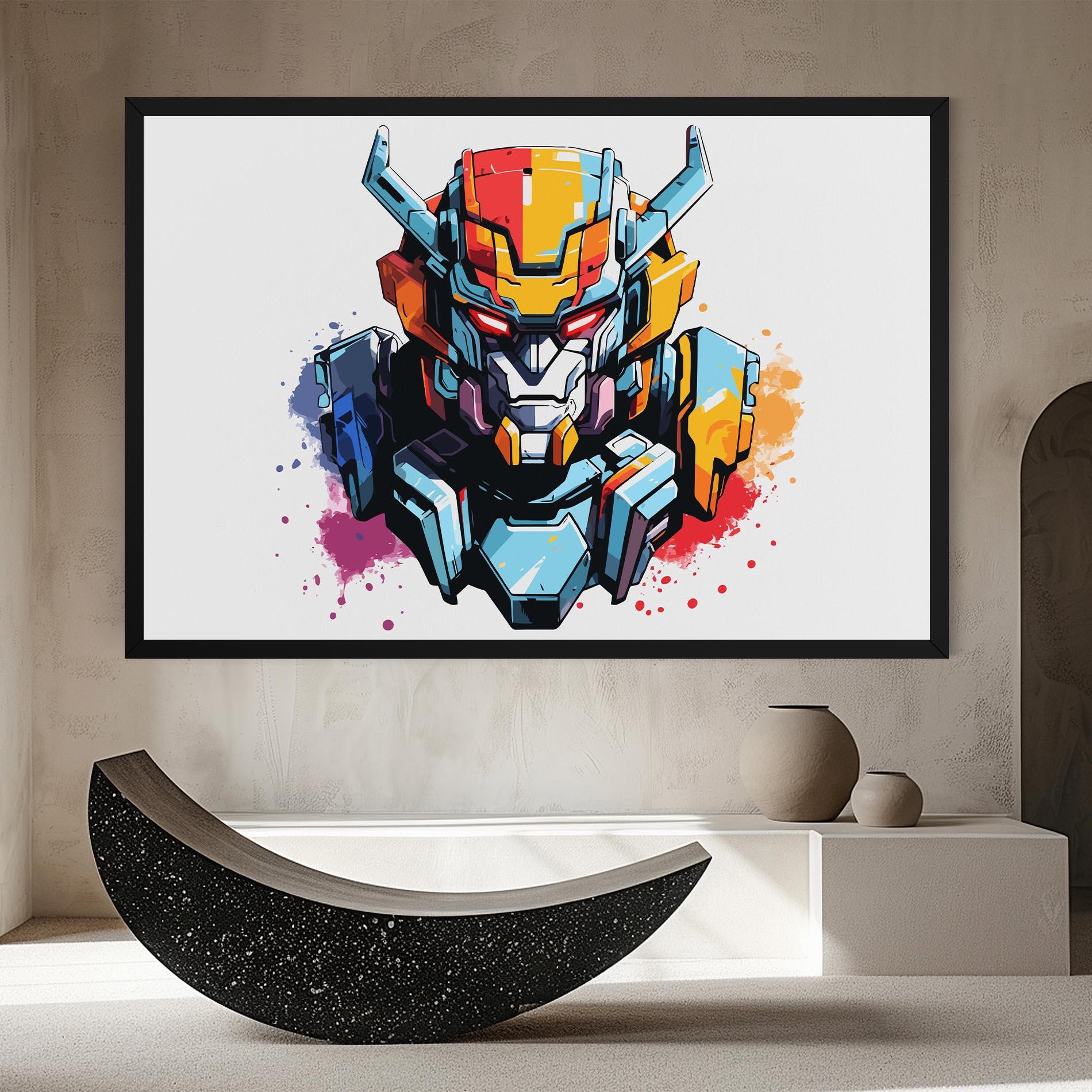 Tablou Canvas Colorful Robot mockup 8