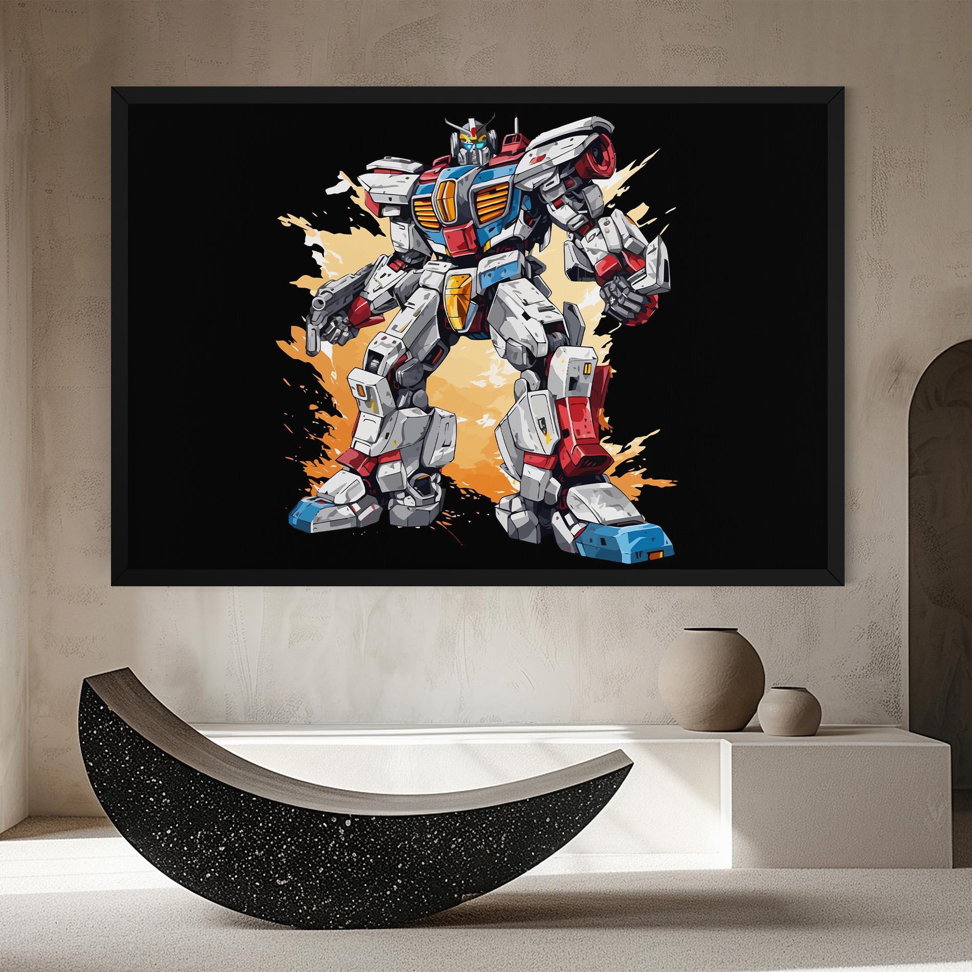 Tablou Canvas Crazy Robot mockup 8