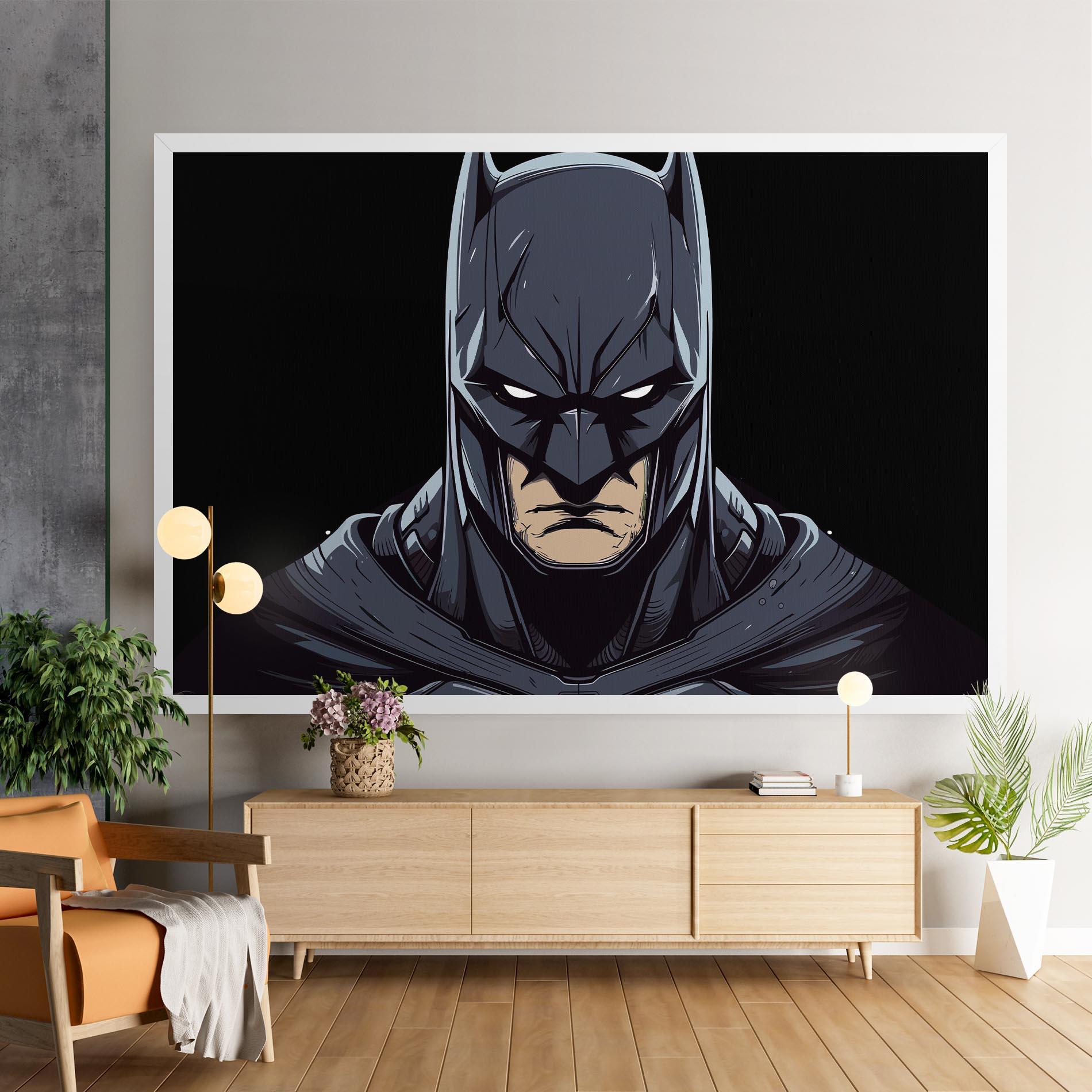 Tablou Canvas Batman Face mockup 9