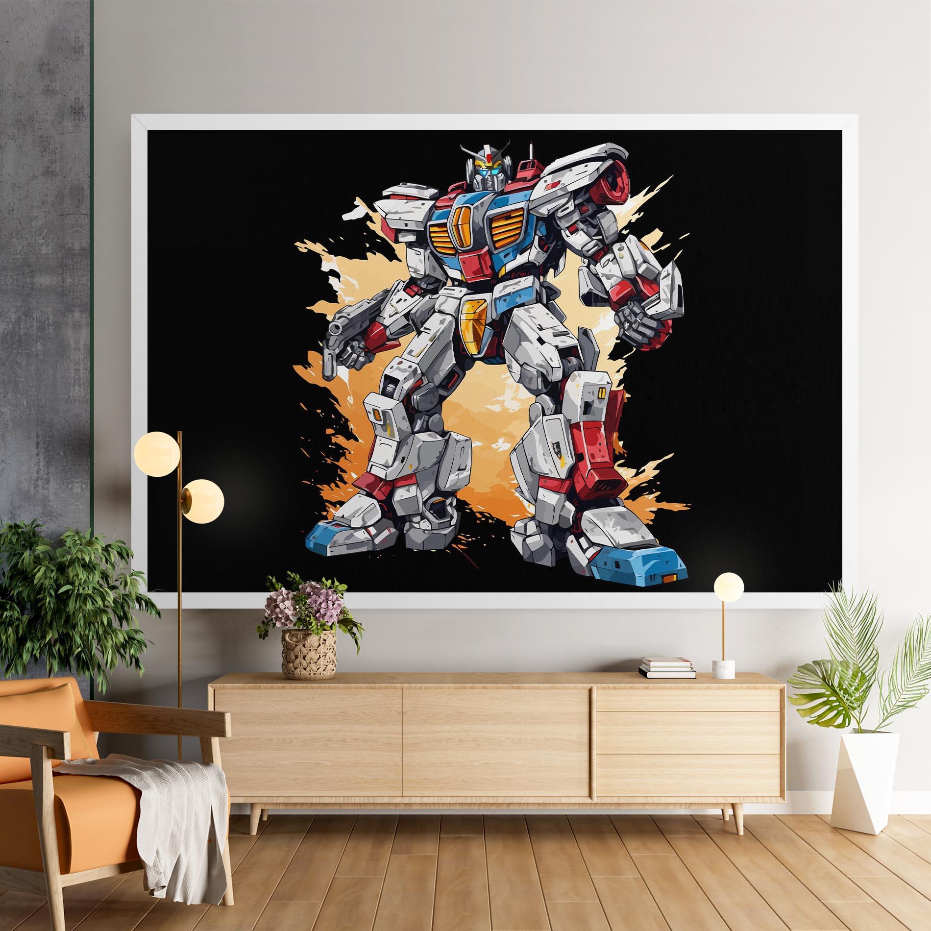 Tablou Canvas Crazy Robot mockup 9