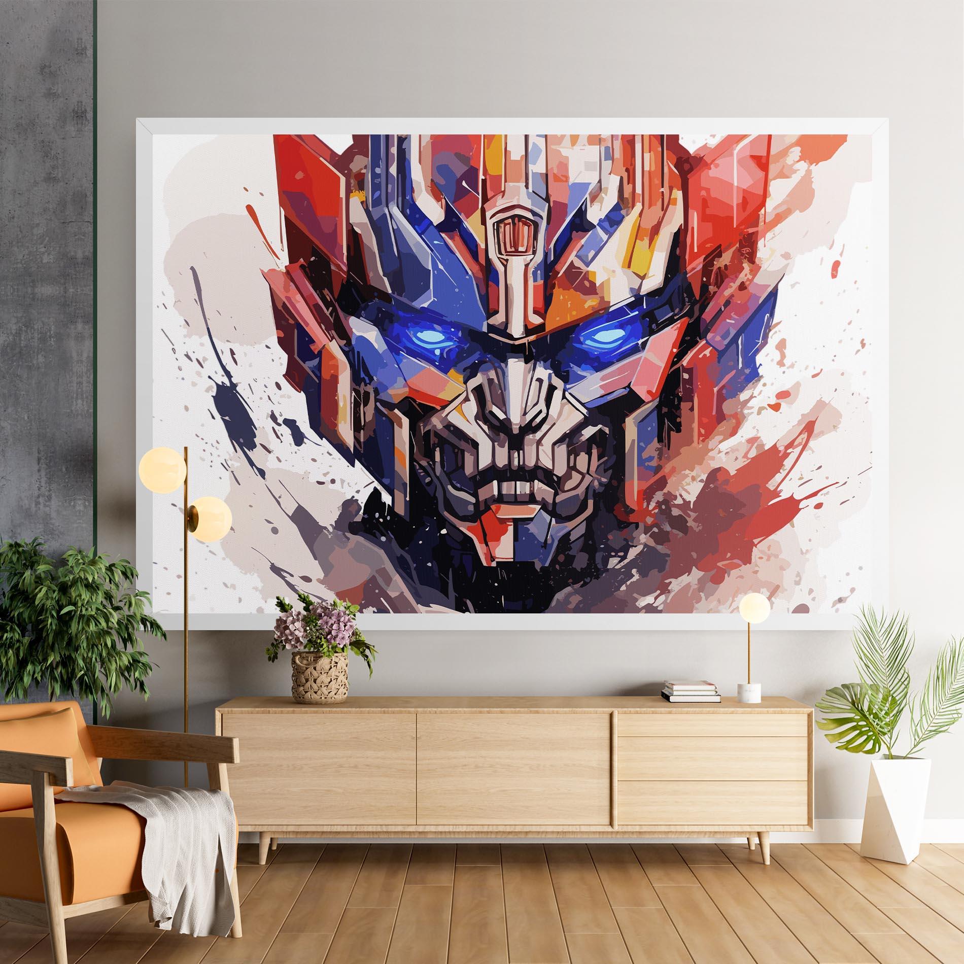 Tablou Canvas Optimus Prime Art mockup 9