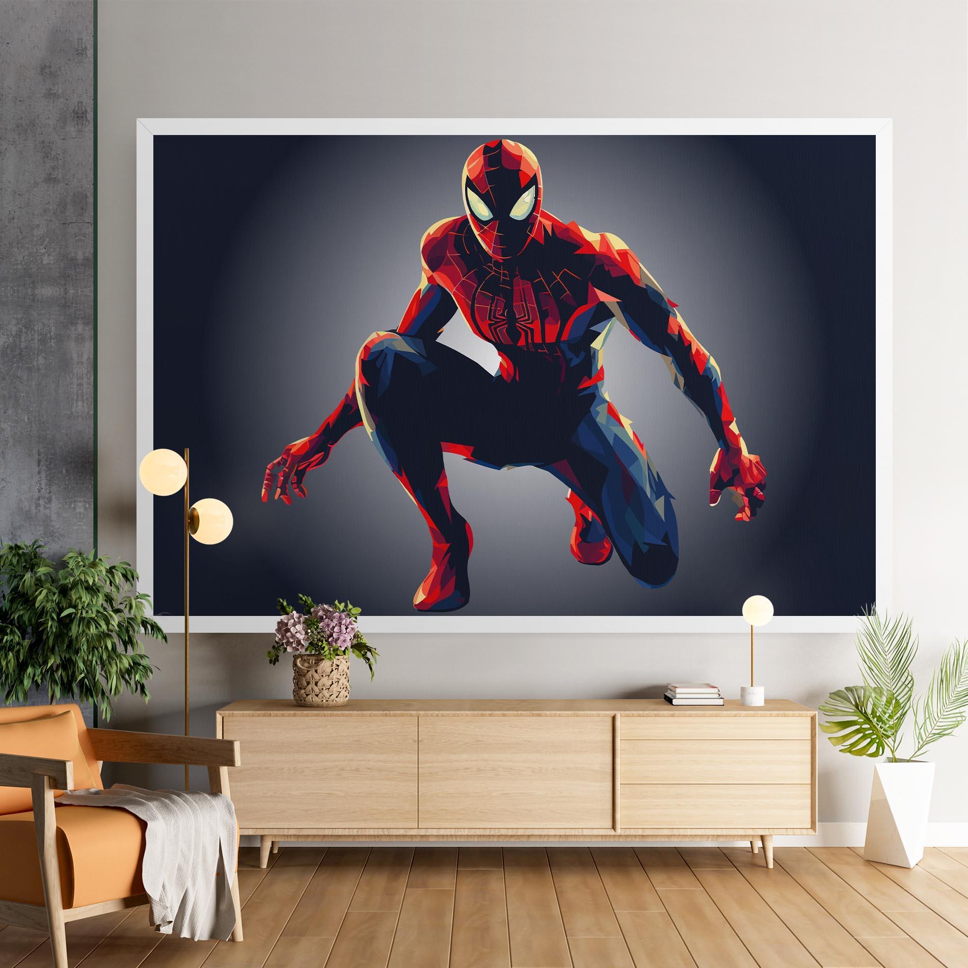 Tablou Canvas Spiderman mockup 9