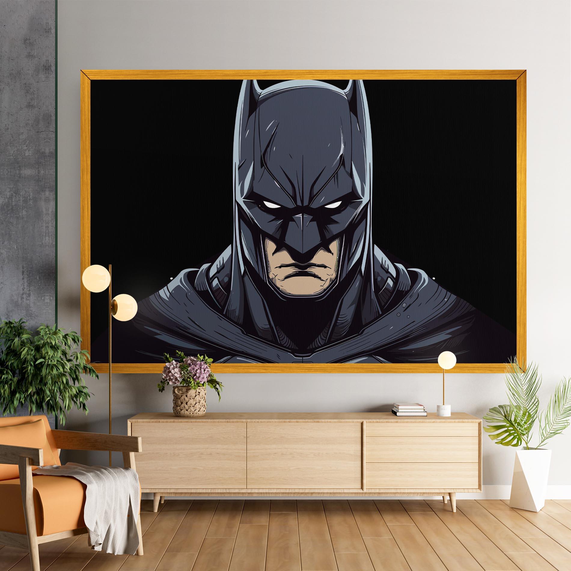 Tablou Canvas Batman Face mockup 9