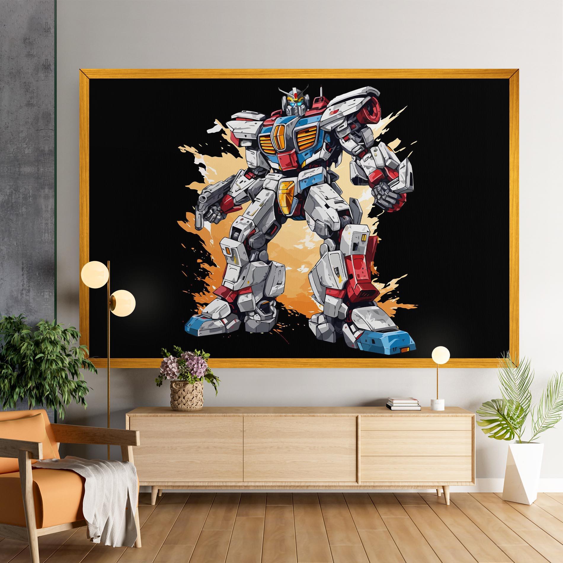 Tablou Canvas Crazy Robot mockup 9