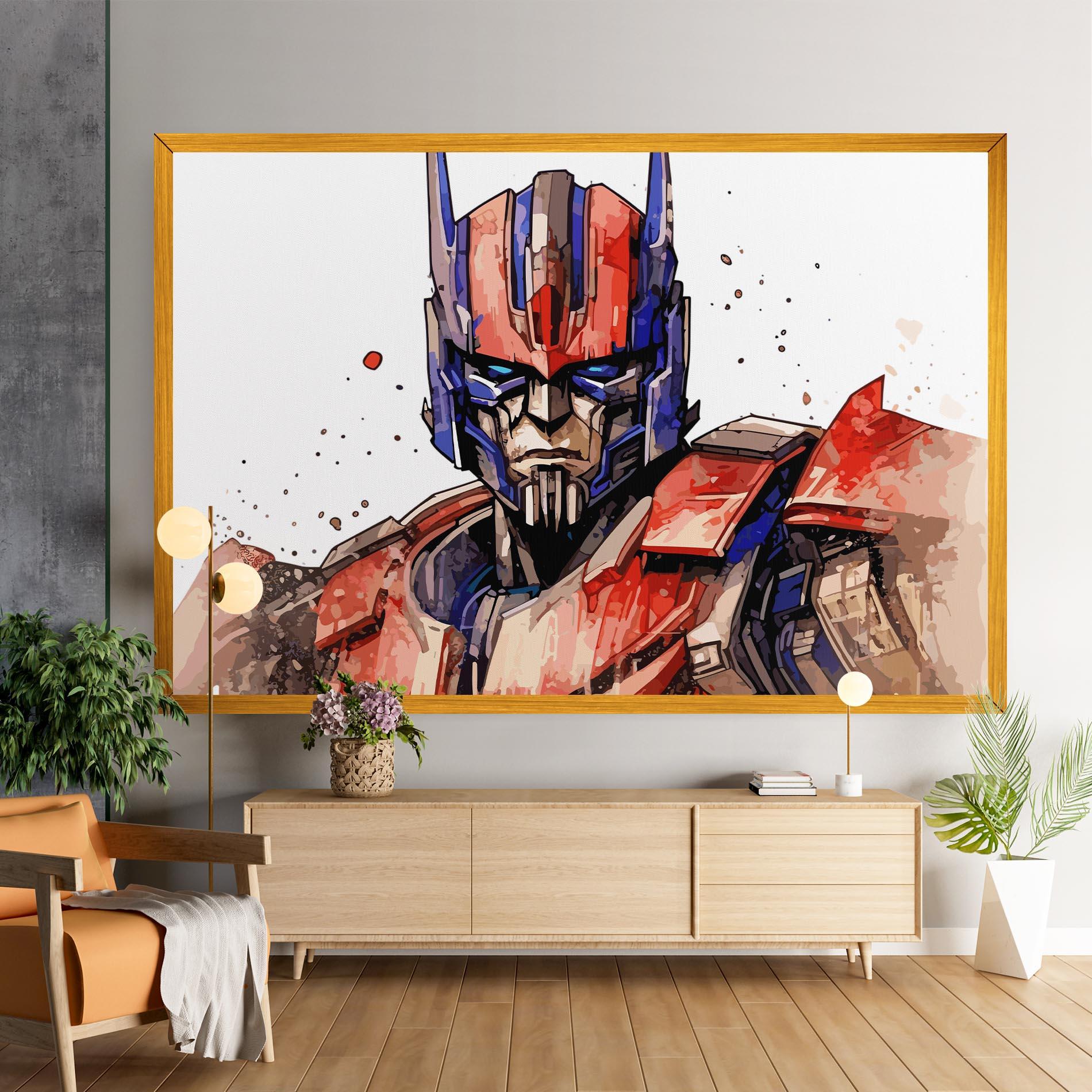 Tablou Canvas Optimus Prime mockup 9