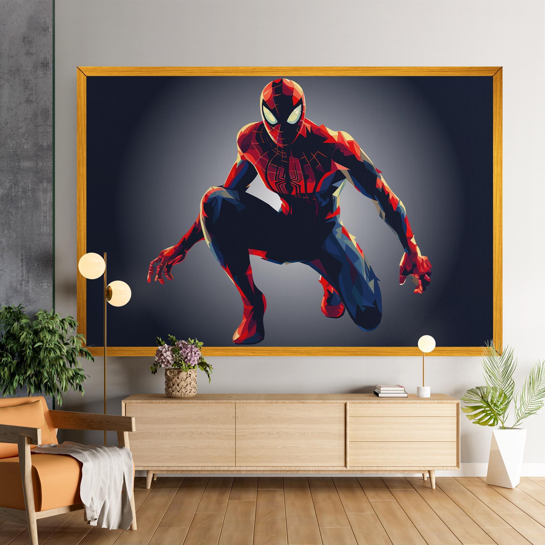 Tablou Canvas Spiderman mockup 9