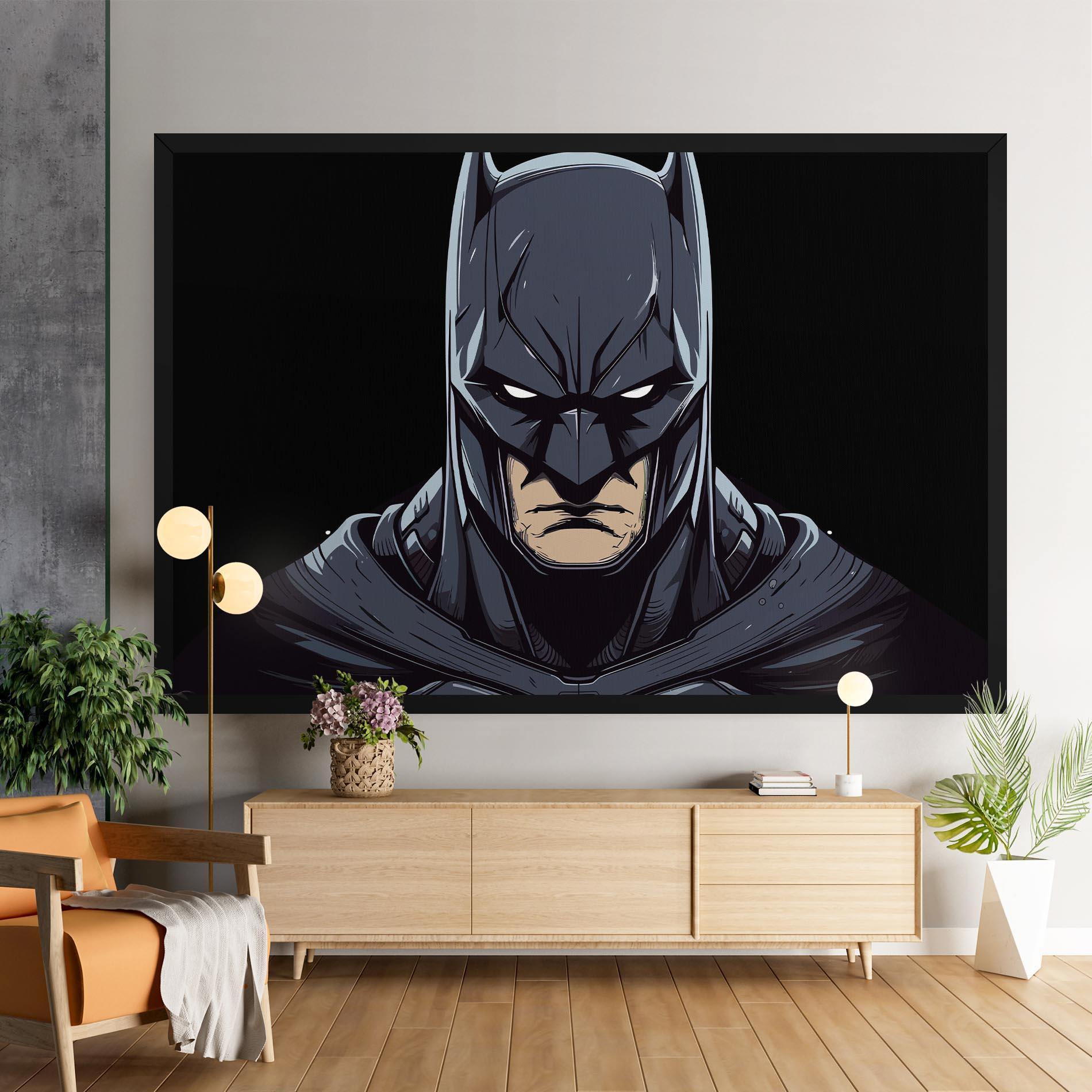 Tablou Canvas Batman Face mockup 9