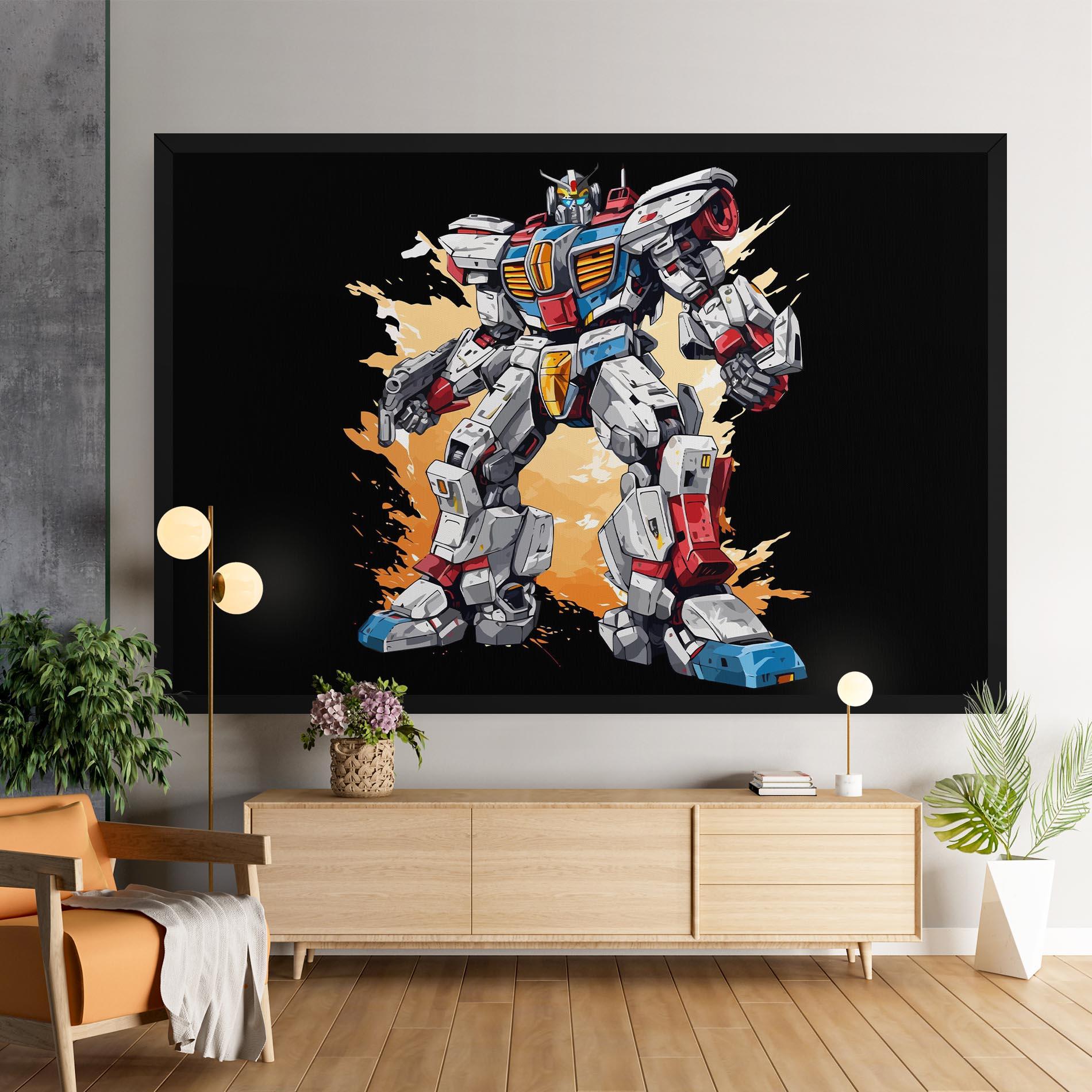 Tablou Canvas Crazy Robot mockup 9