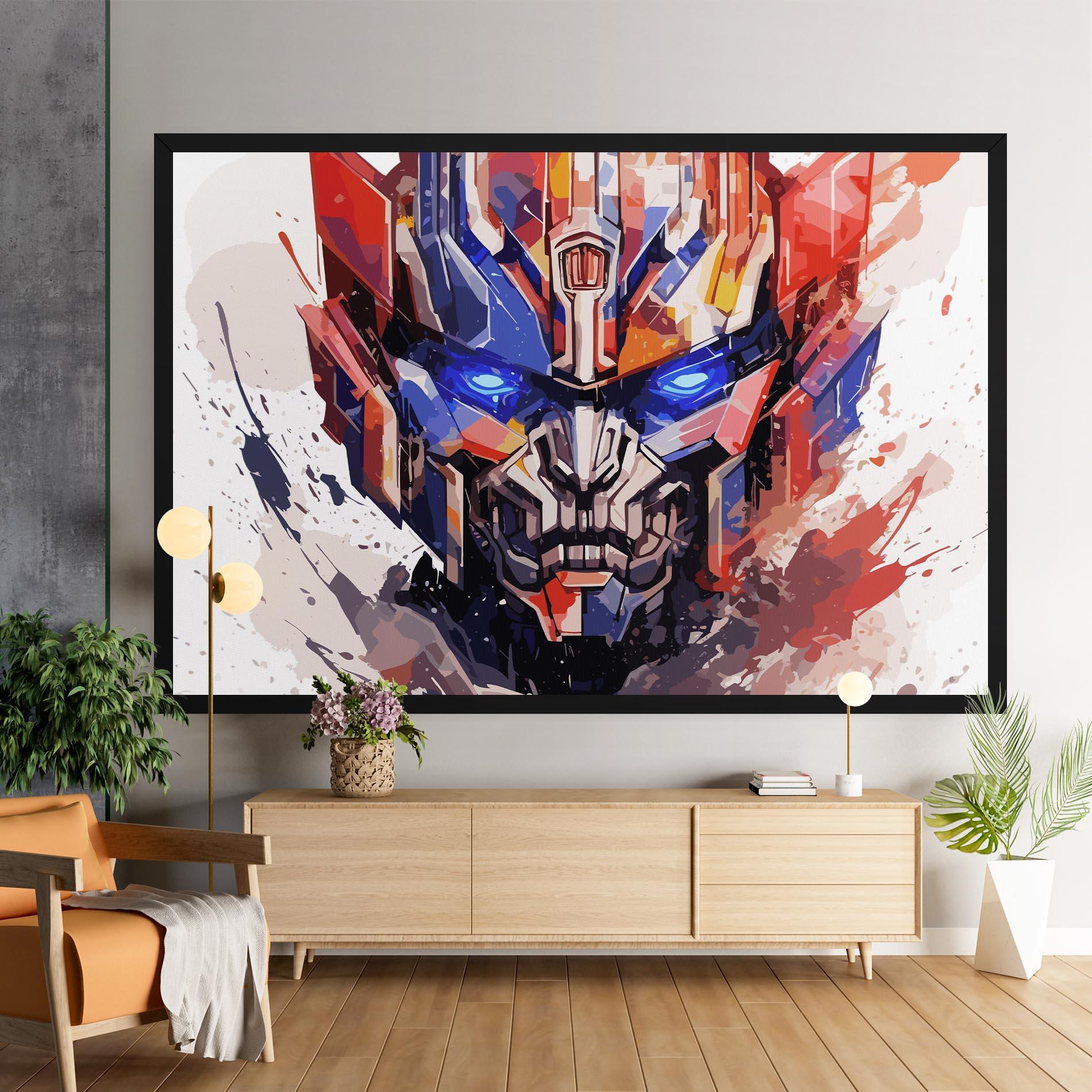 Tablou Canvas Optimus Prime Art mockup 9