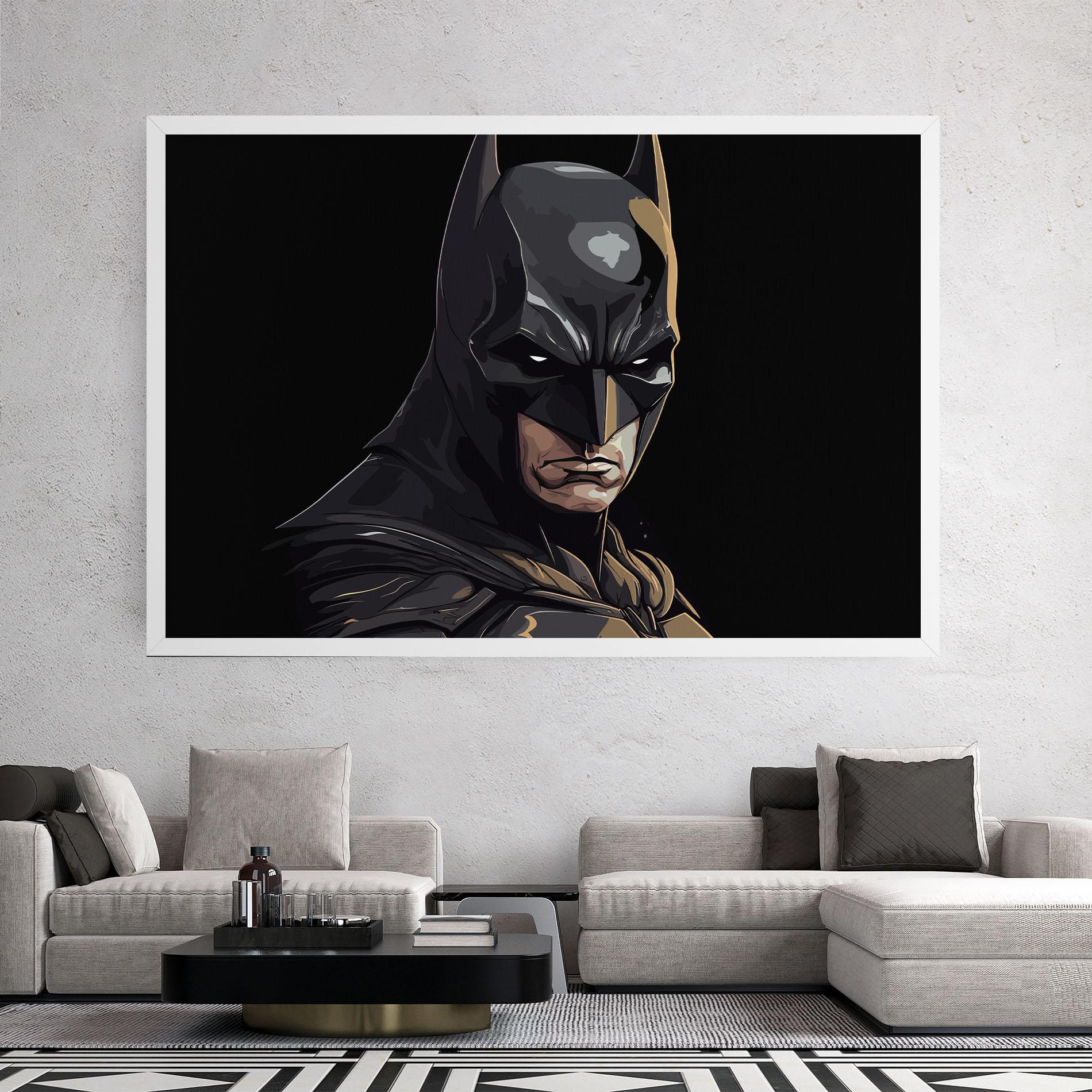 Tablou Canvas Angry Batman mockup 2