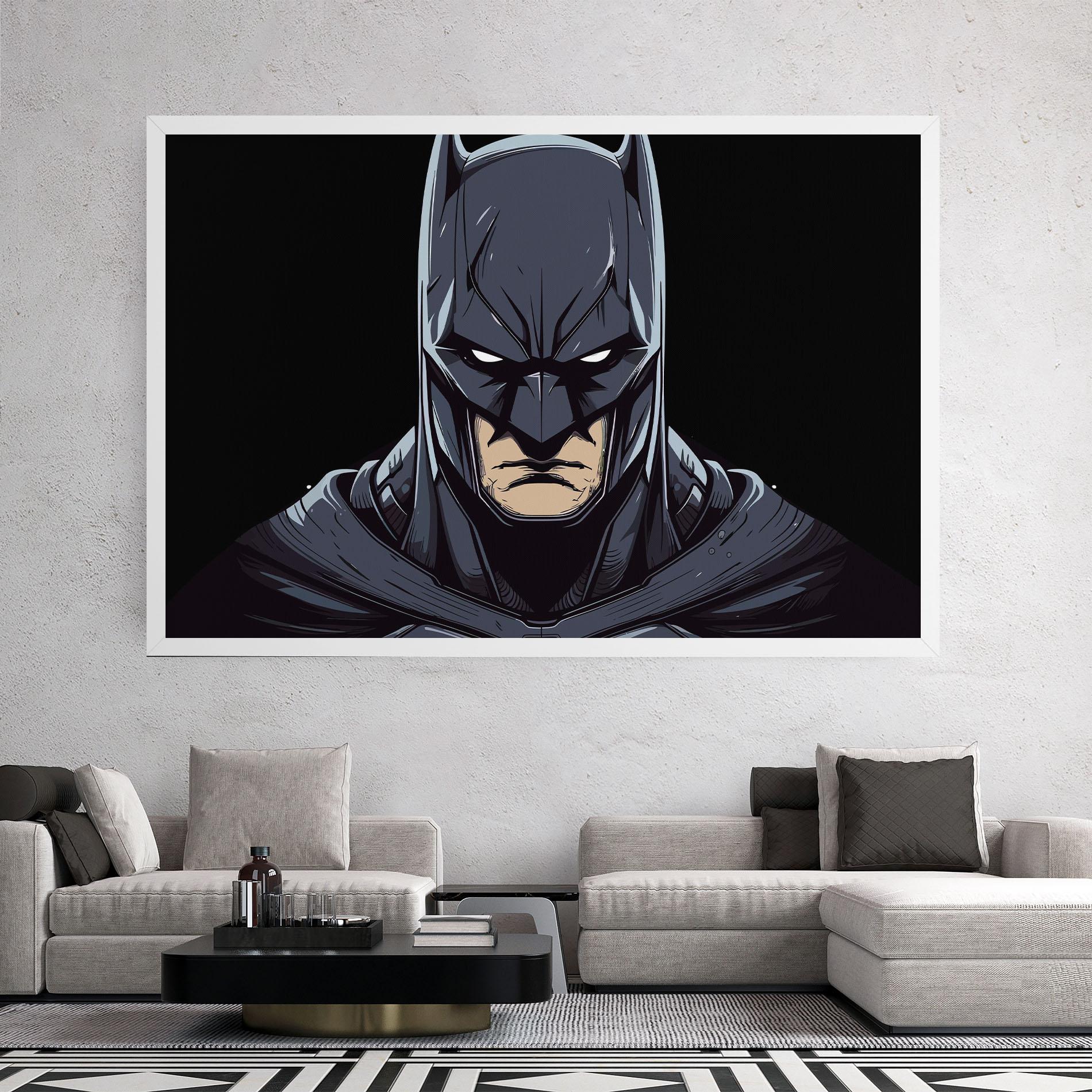 Tablou Canvas Batman Face mockup 2