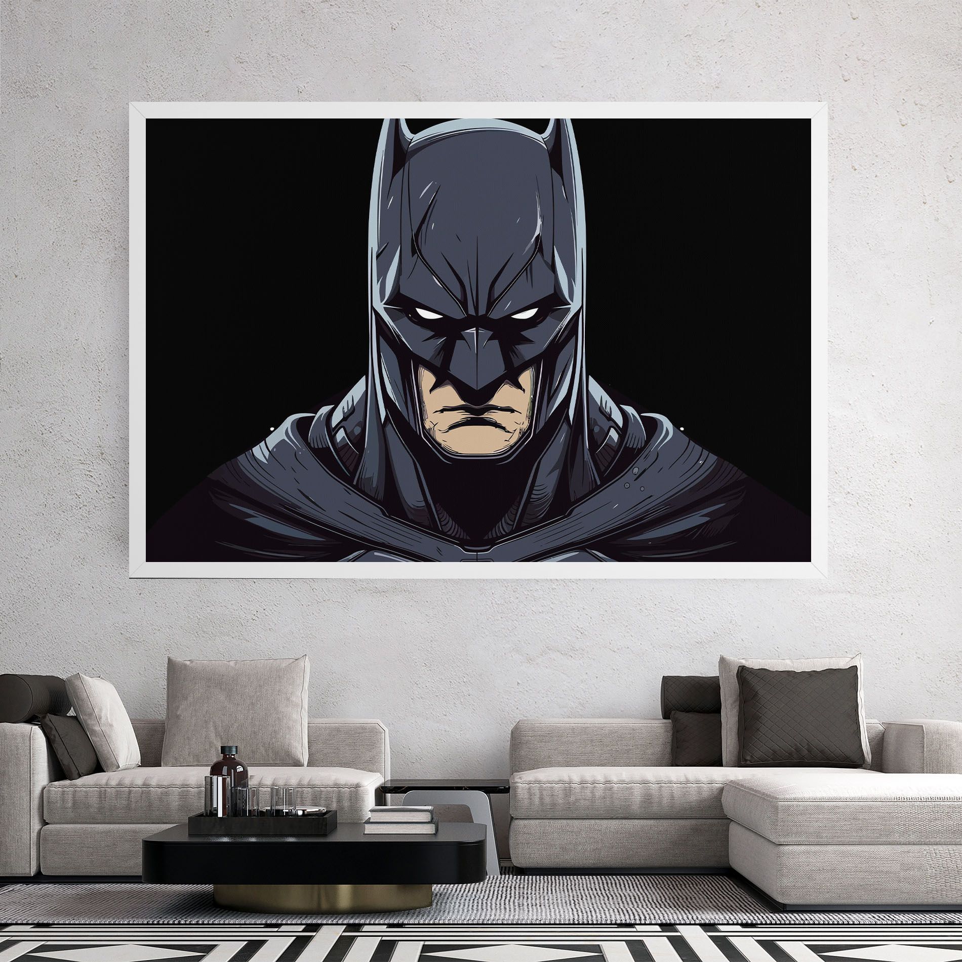 Batman Face mockup 2