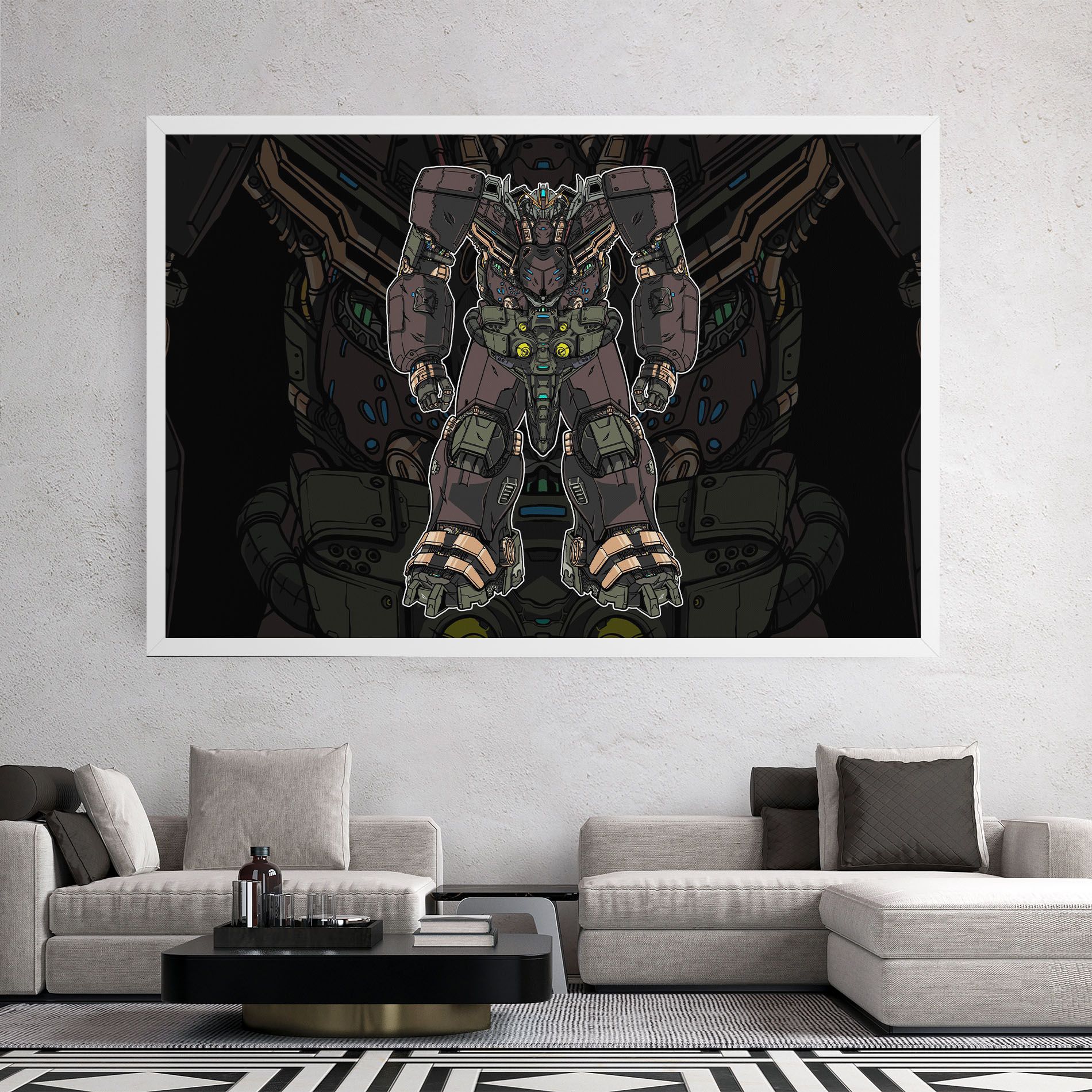 Brown Grey Robot mockup 2