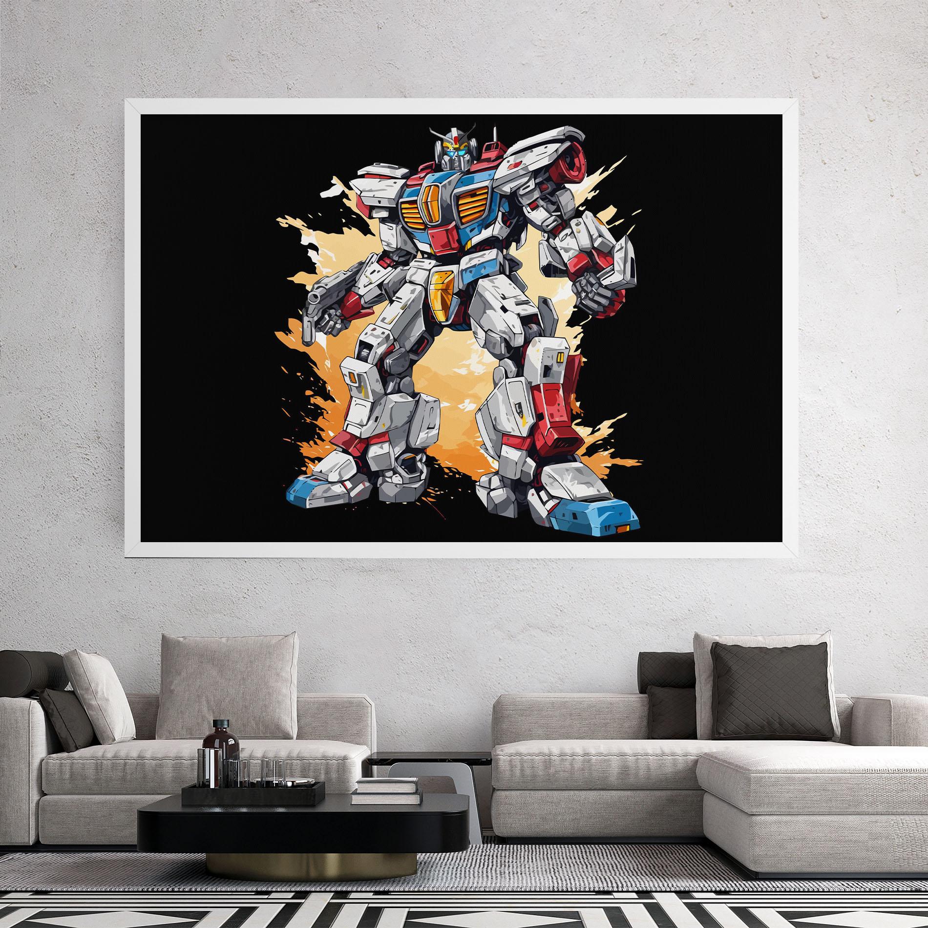 Tablou Canvas Crazy Robot mockup 2