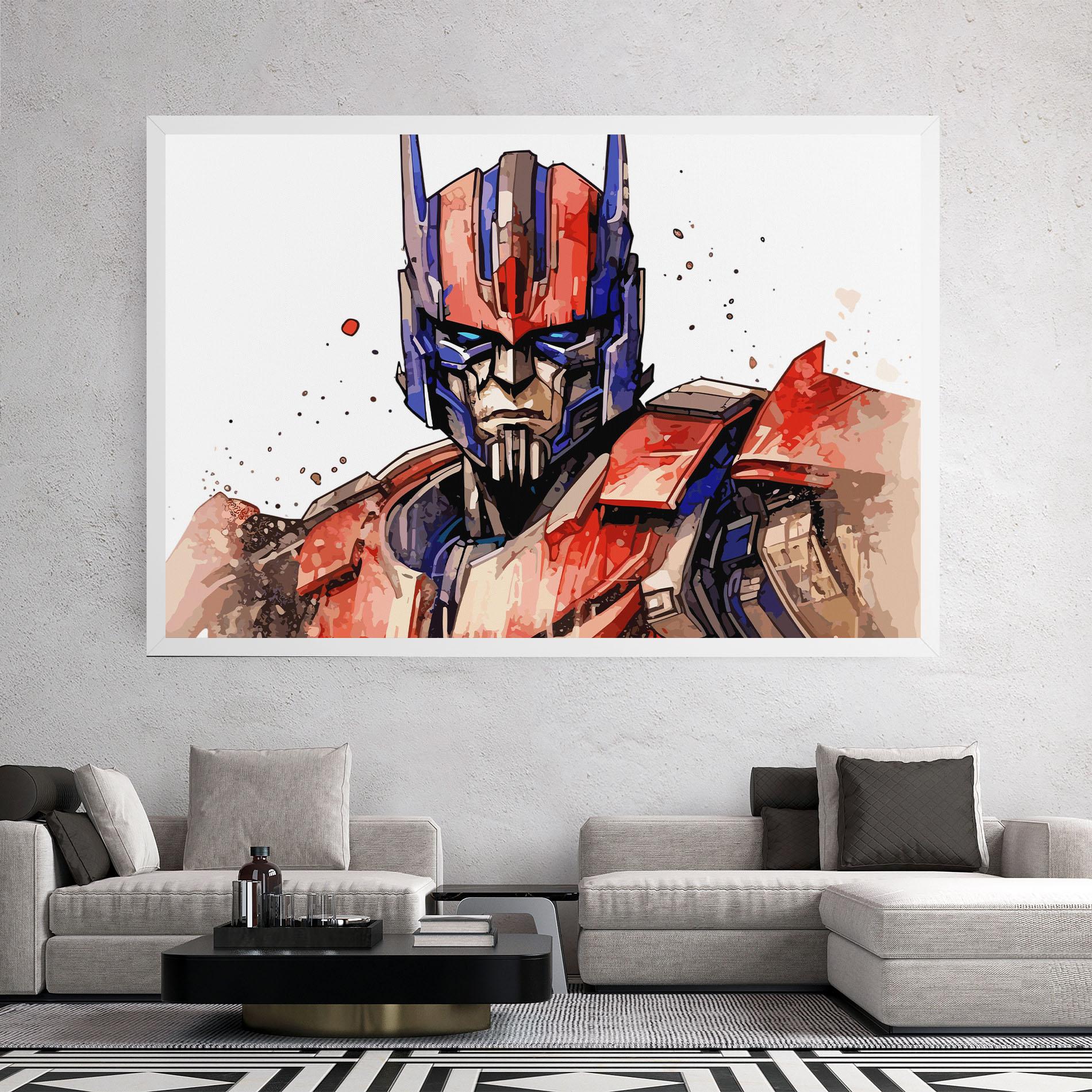 Tablou Canvas Optimus Prime mockup 2