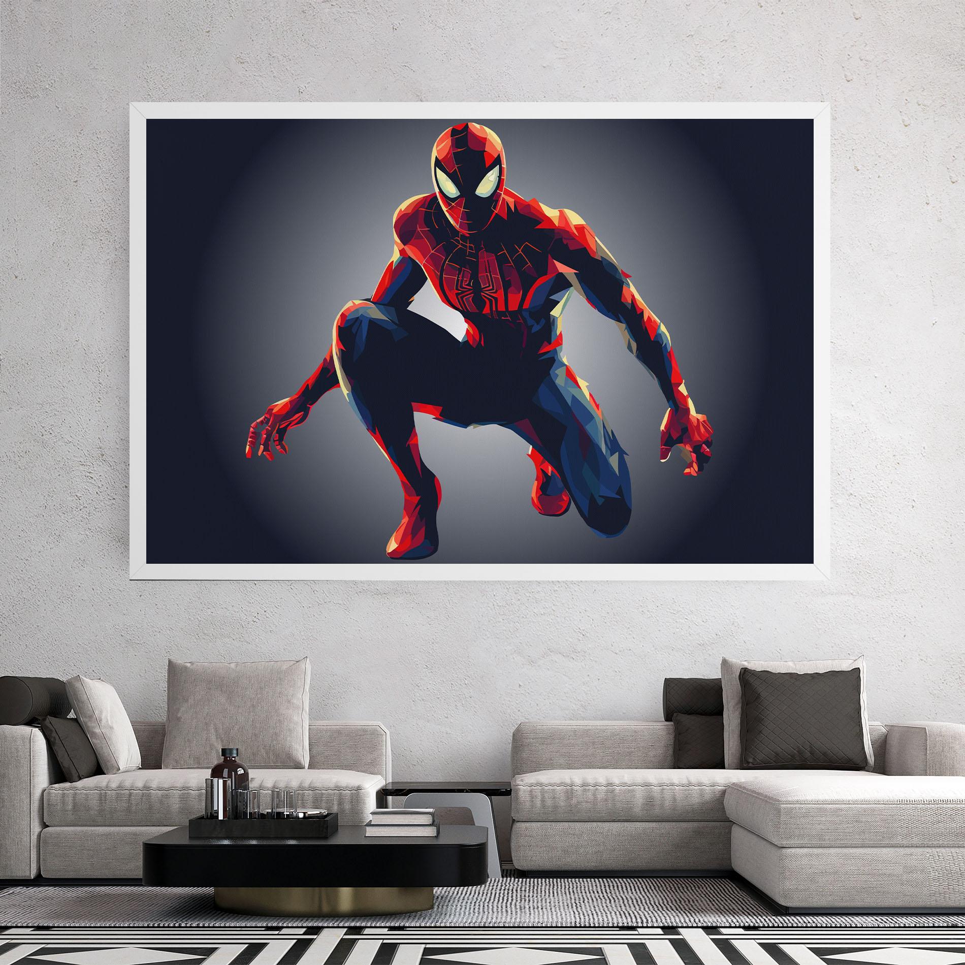 Tablou Canvas Spiderman mockup 2
