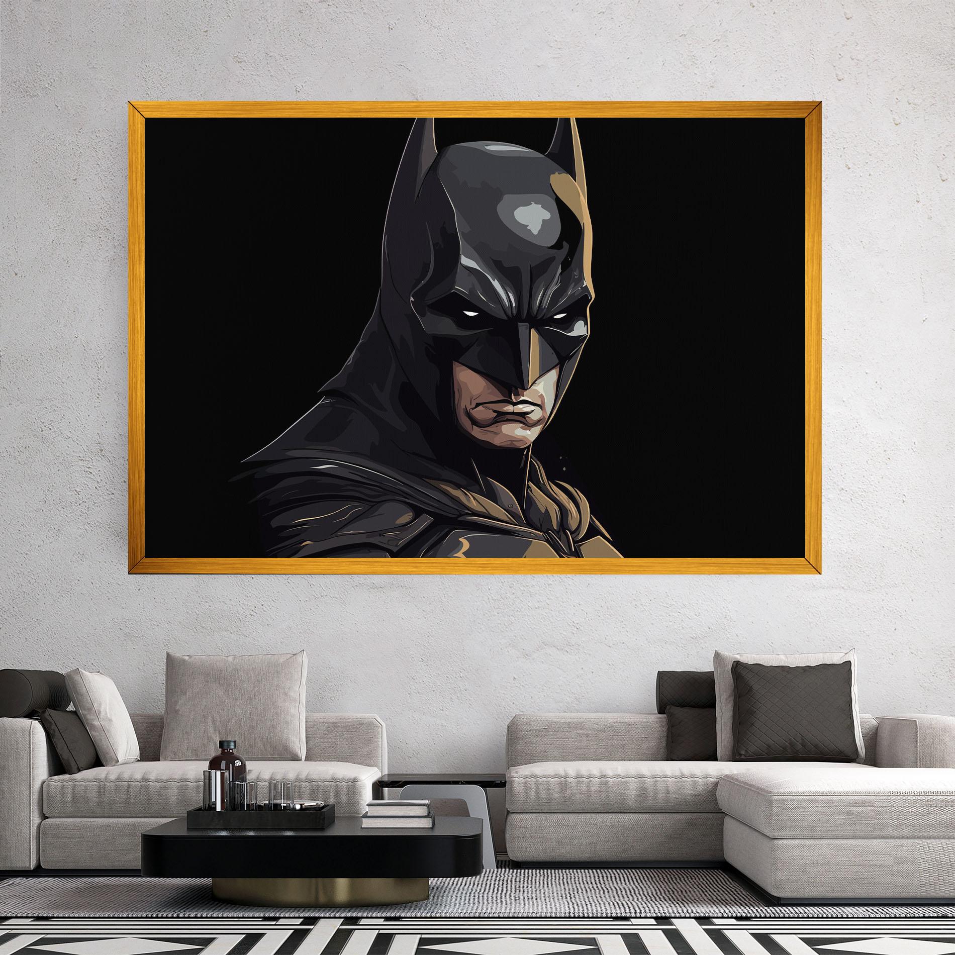Tablou Canvas Angry Batman mockup 2