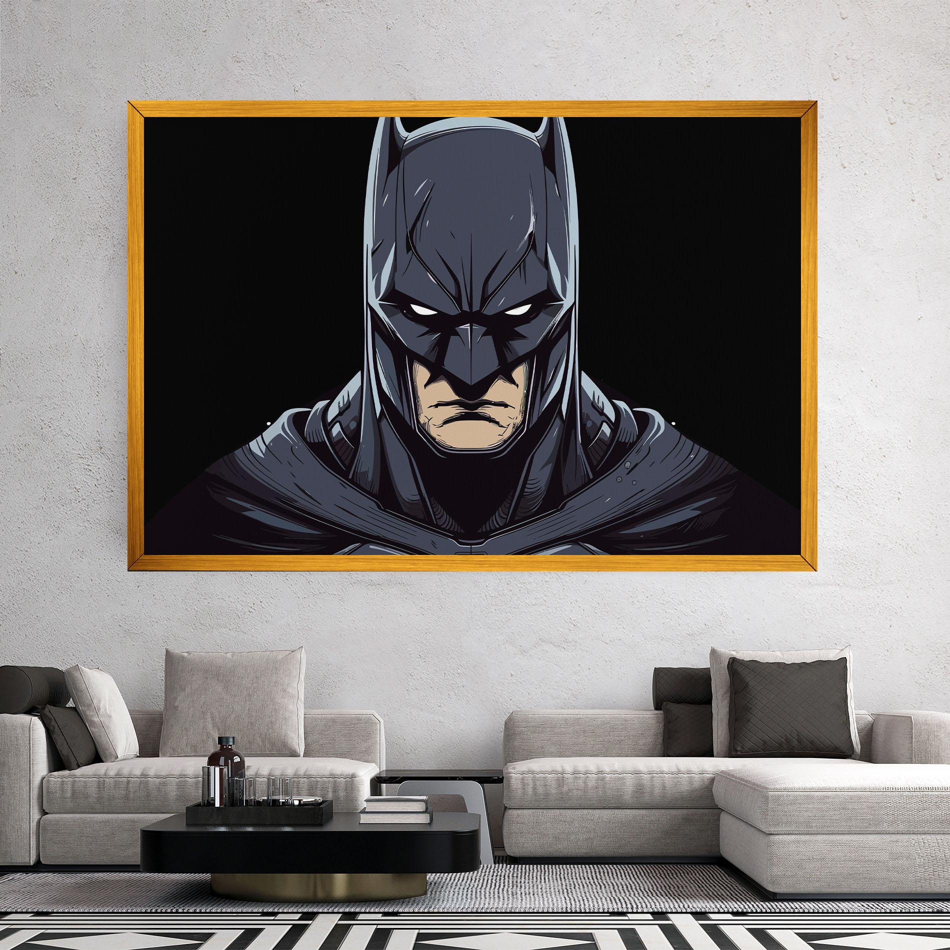 Tablou Canvas Batman Face mockup 2