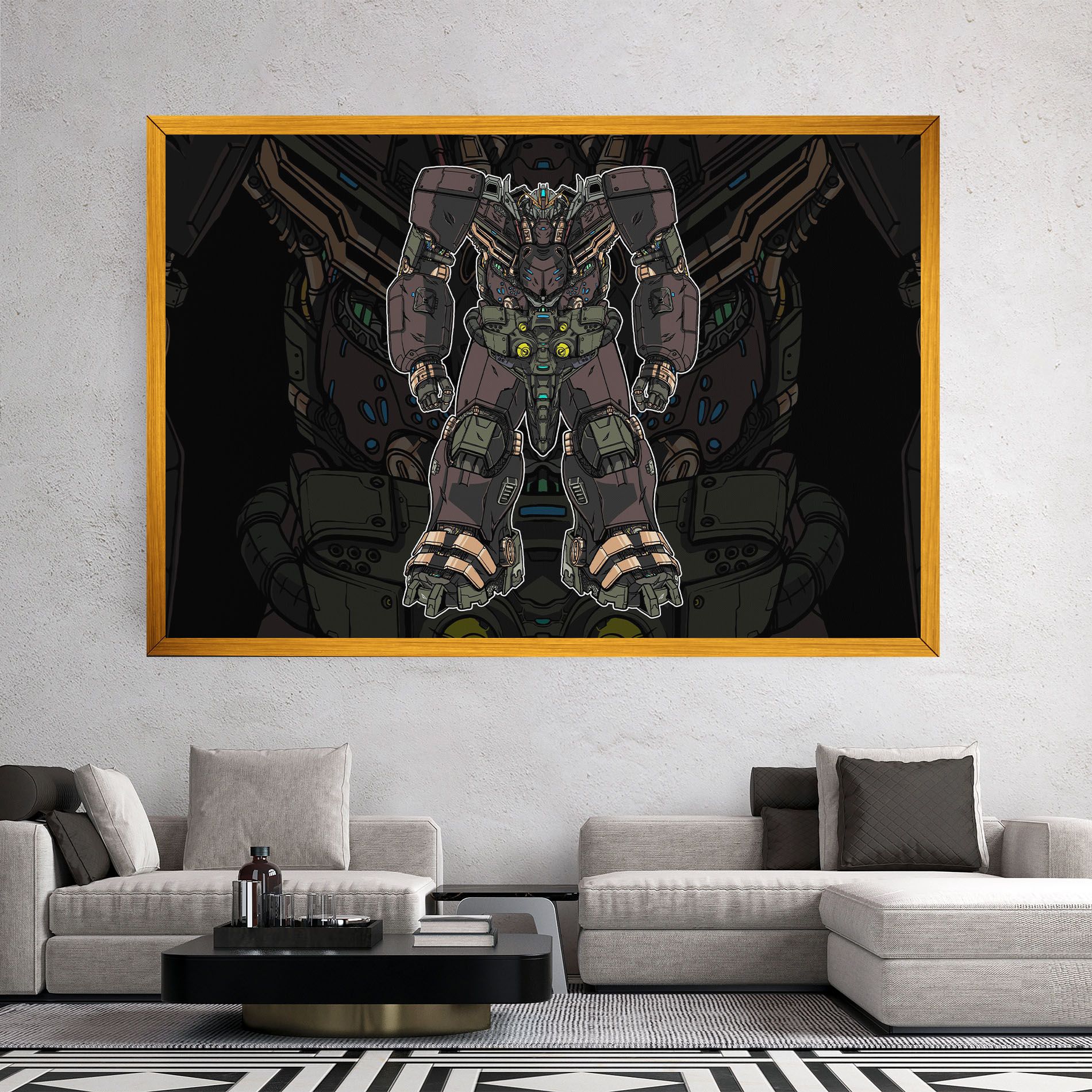 Brown Grey Robot mockup 2