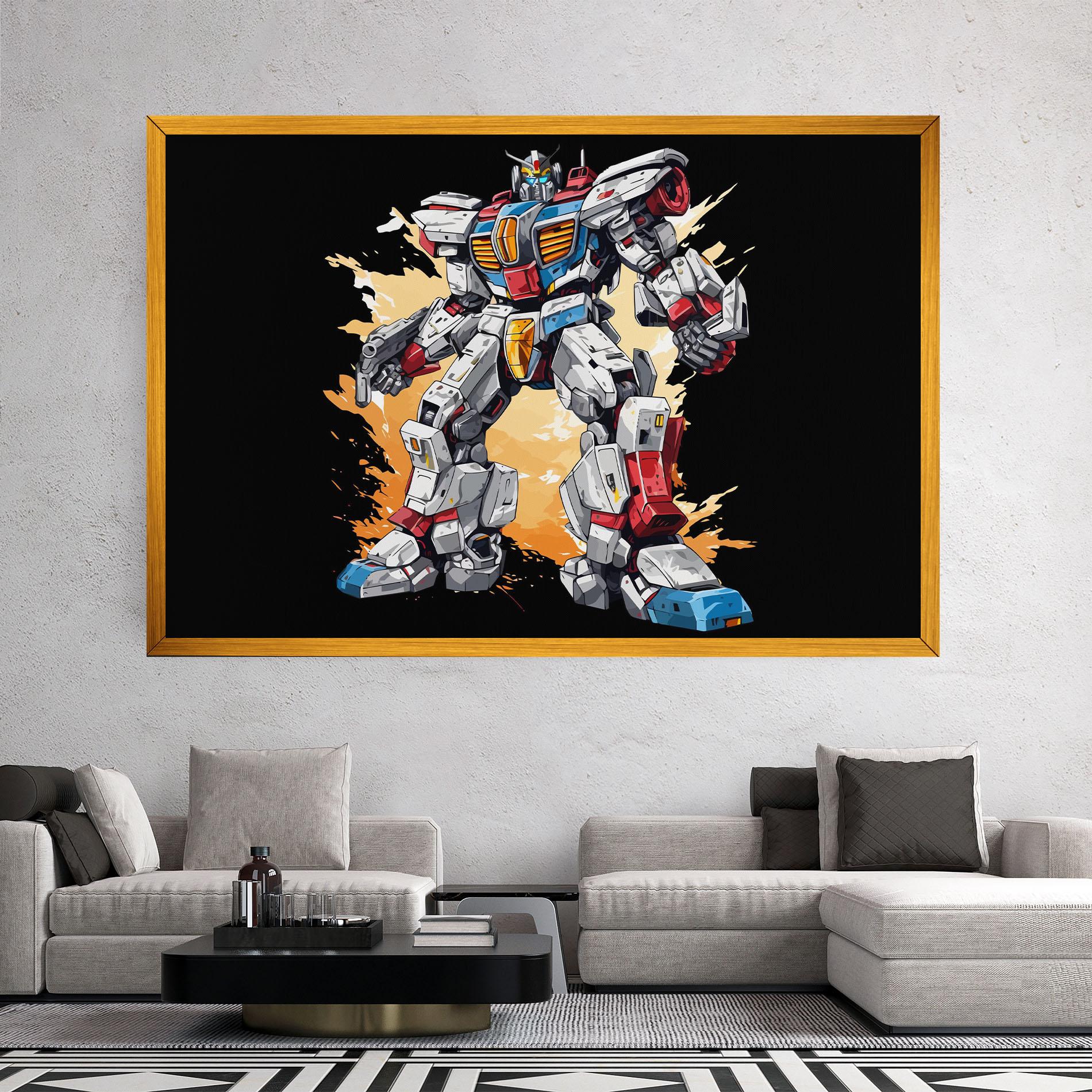 Tablou Canvas Crazy Robot mockup 2