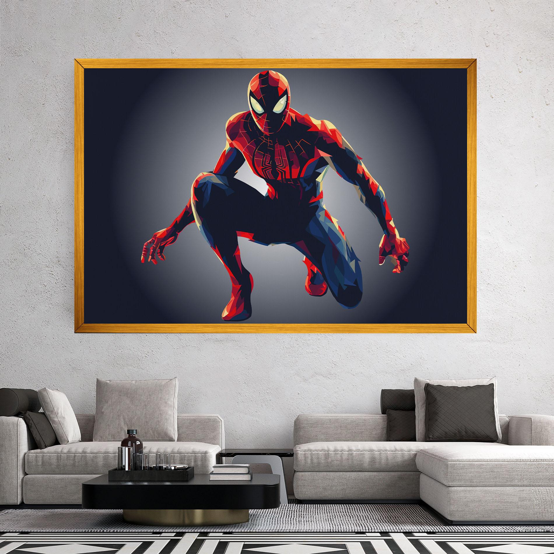 Tablou Canvas Spiderman mockup 2