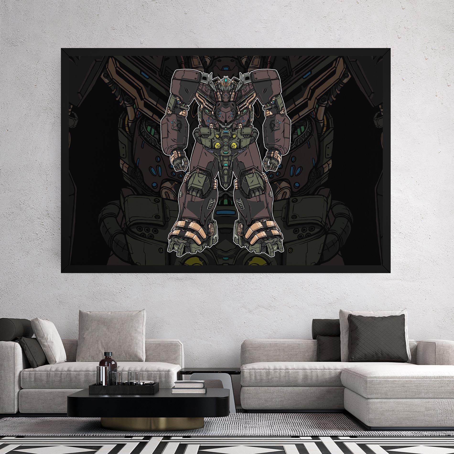 Brown Grey Robot mockup 2