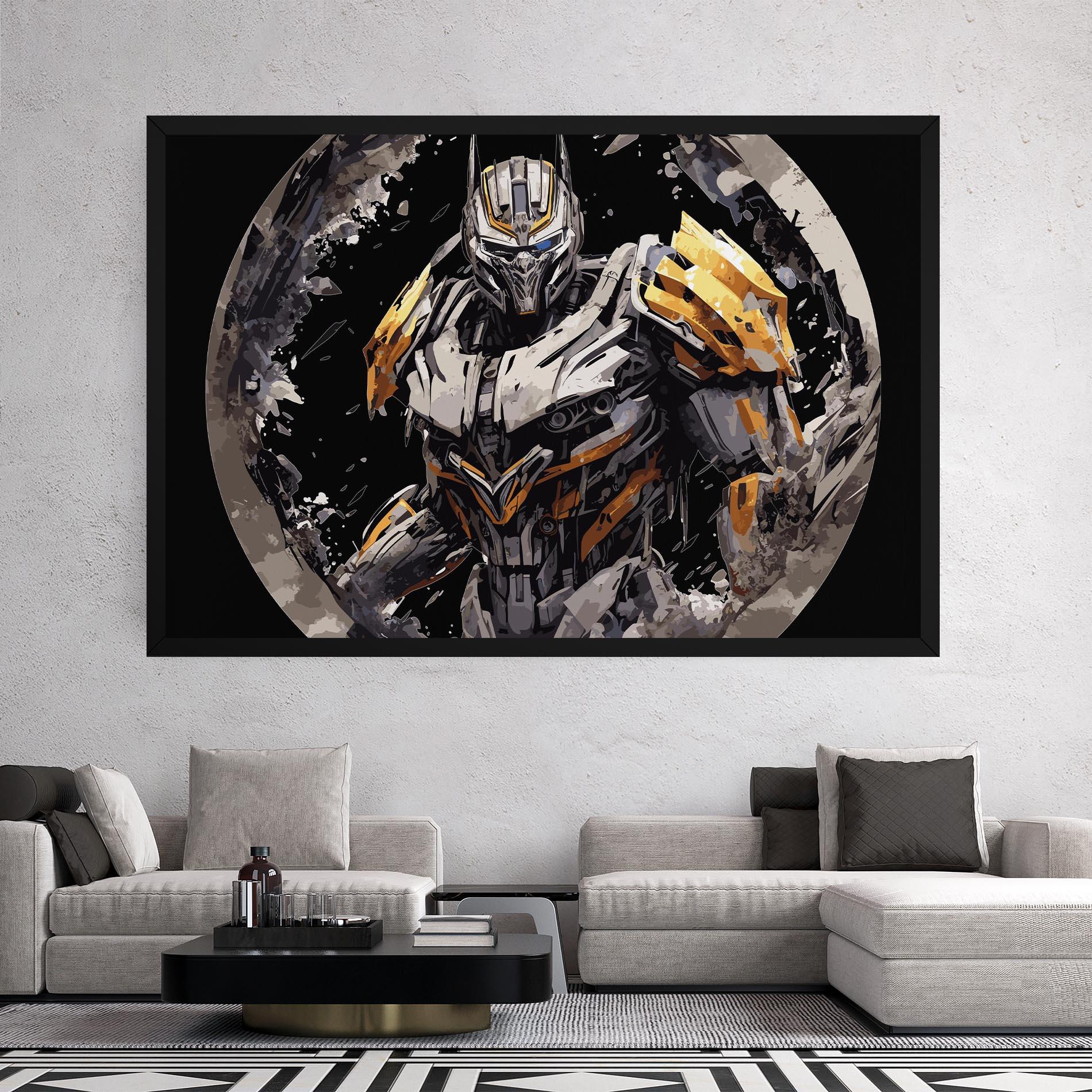 Tablou Canvas Grey Transformers mockup 2