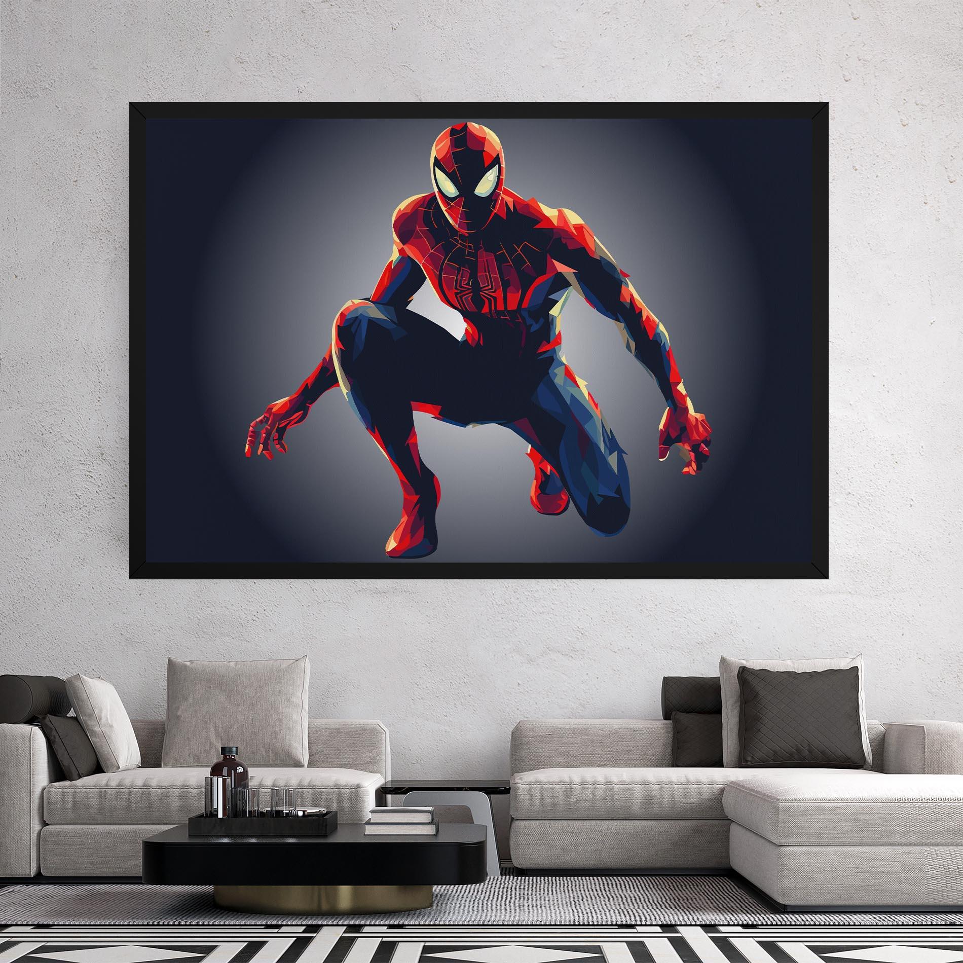 Tablou Canvas Spiderman mockup 2
