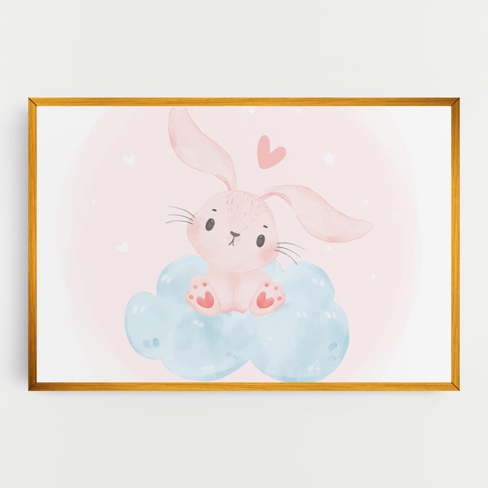 Cloud Pink Bunny mockup 0