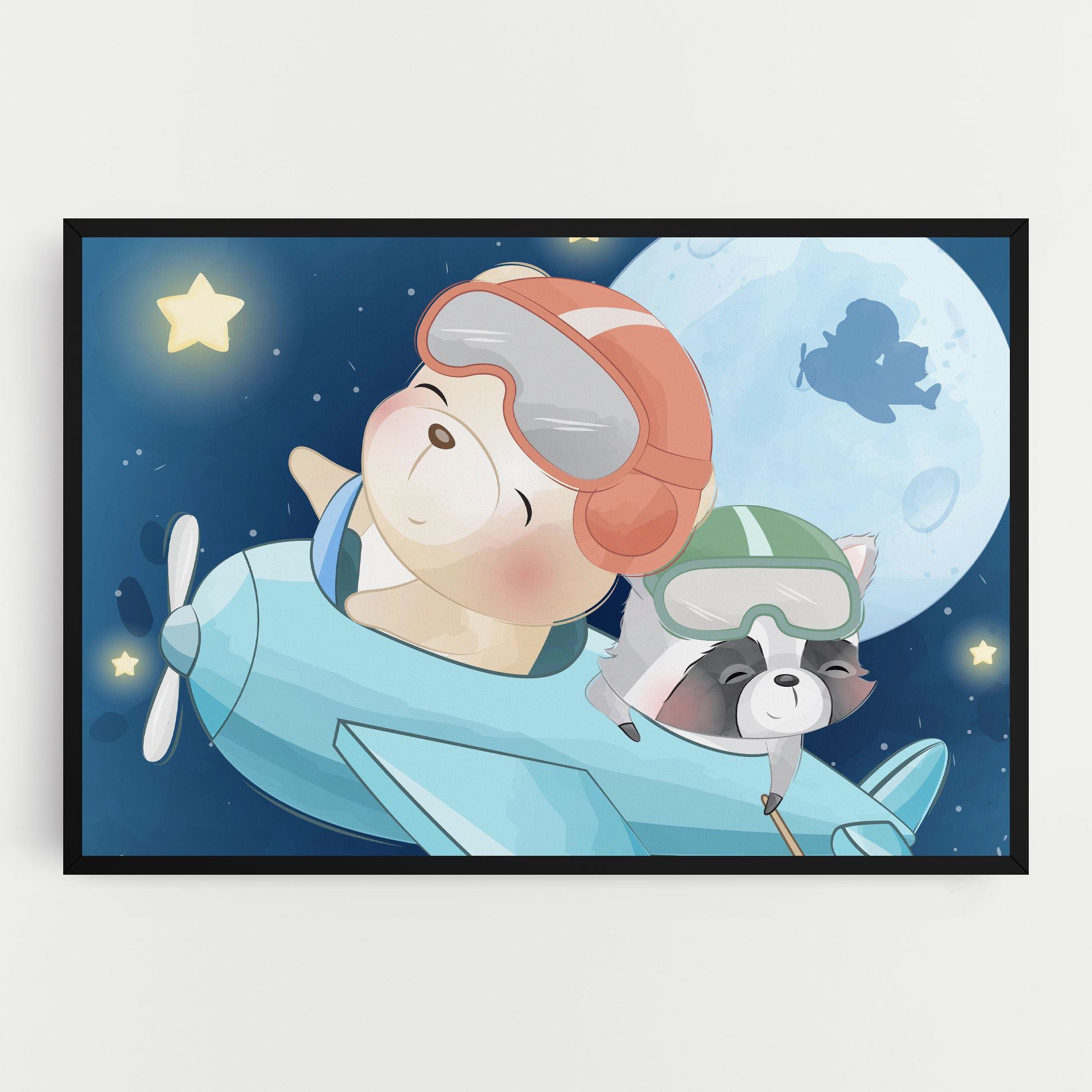 Bear Flying Star mockup 0