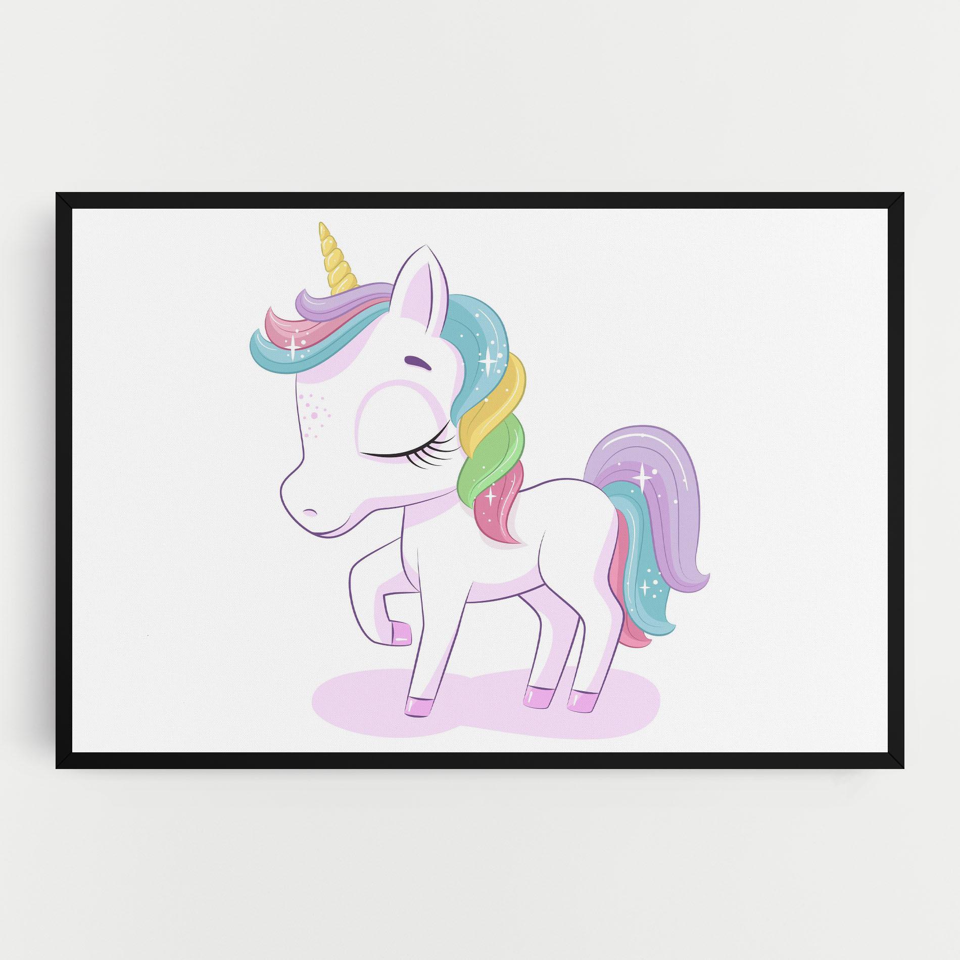 Tablou Canvas Unicorn mockup 0