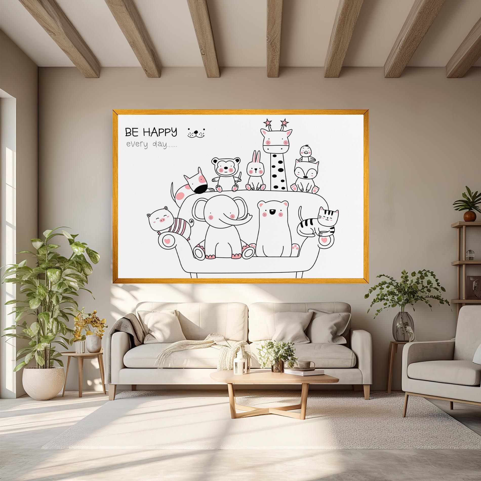 Be Happy Animals mockup 6