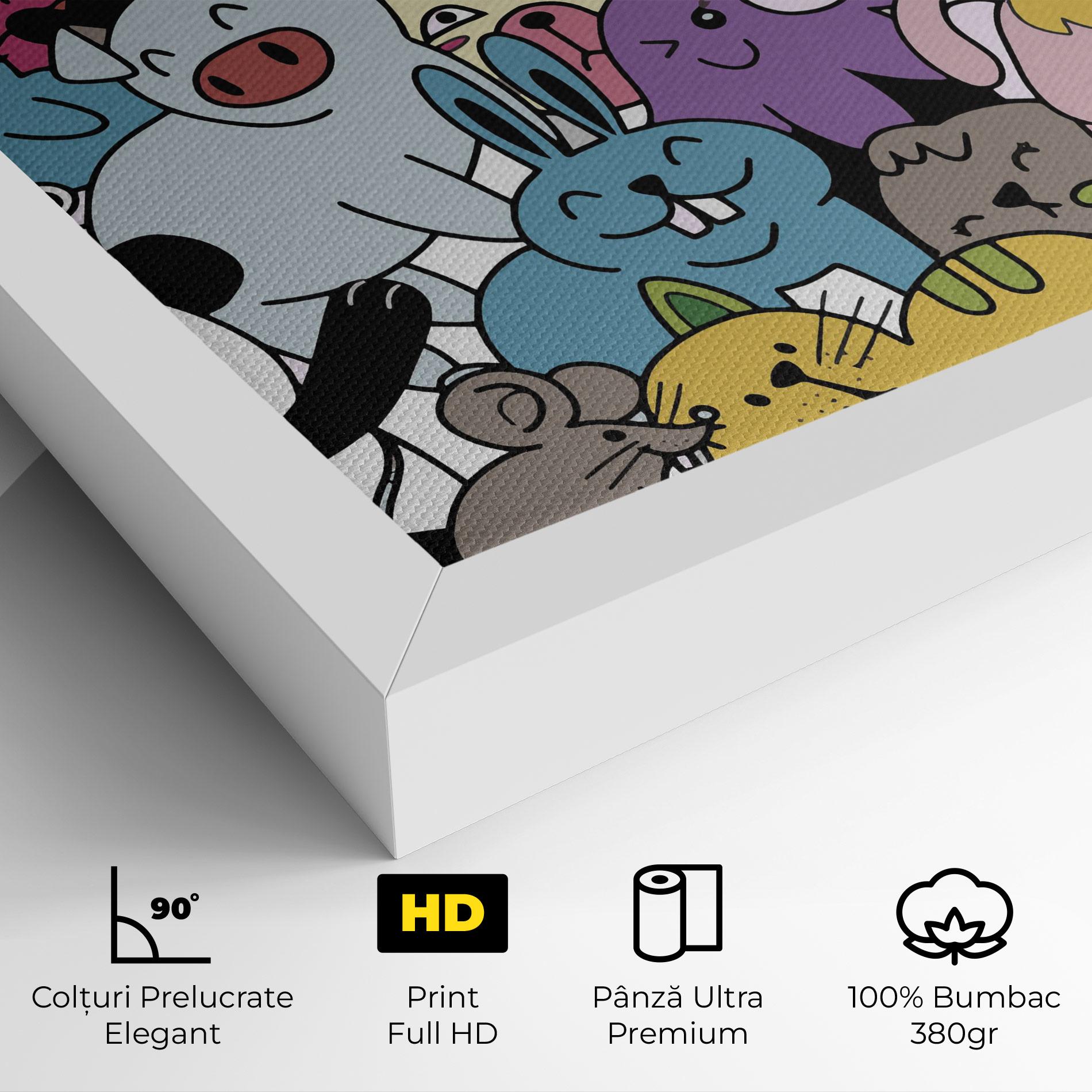 Tablou Canvas Animals Cartoon mockup 4