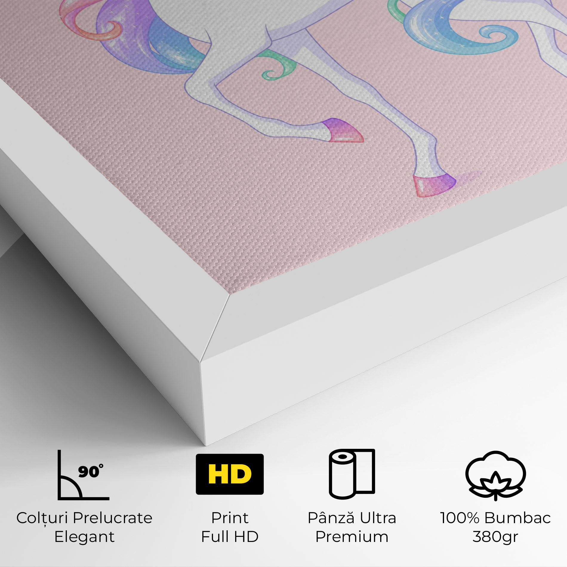 Tablou Canvas Beautiful Unicorn mockup 4