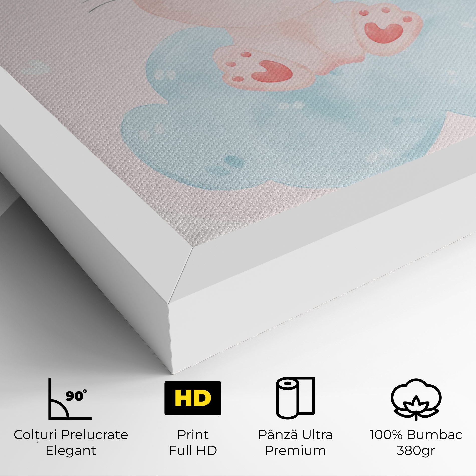 Cloud Pink Bunny mockup 4