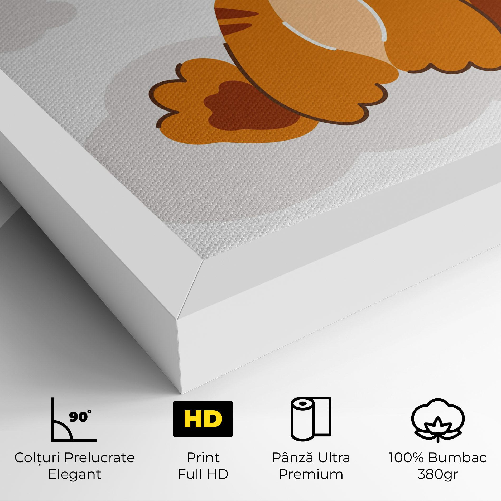 Tablou Canvas Cute Sleepy Tiger mockup 4