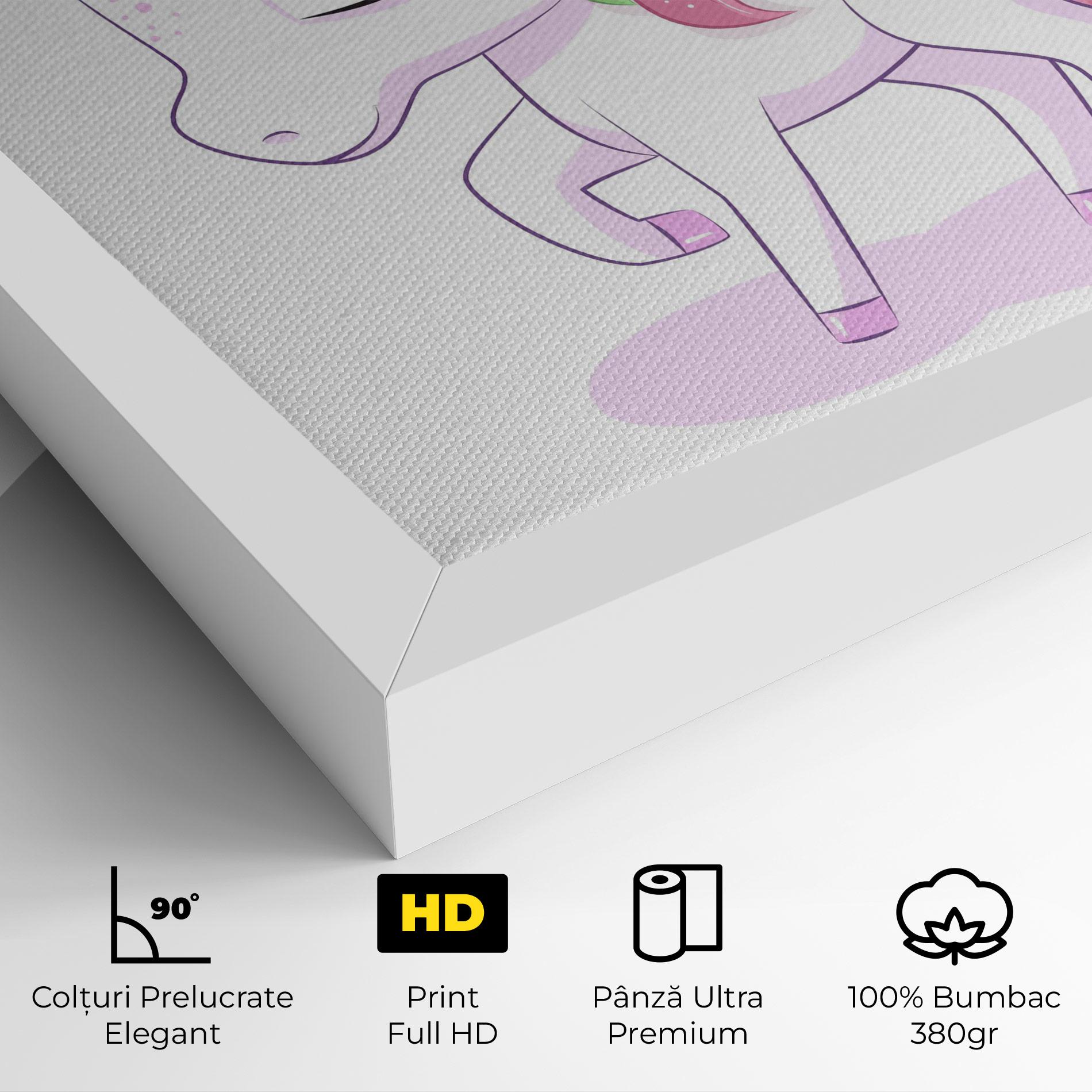 Tablou Canvas Unicorn mockup 4