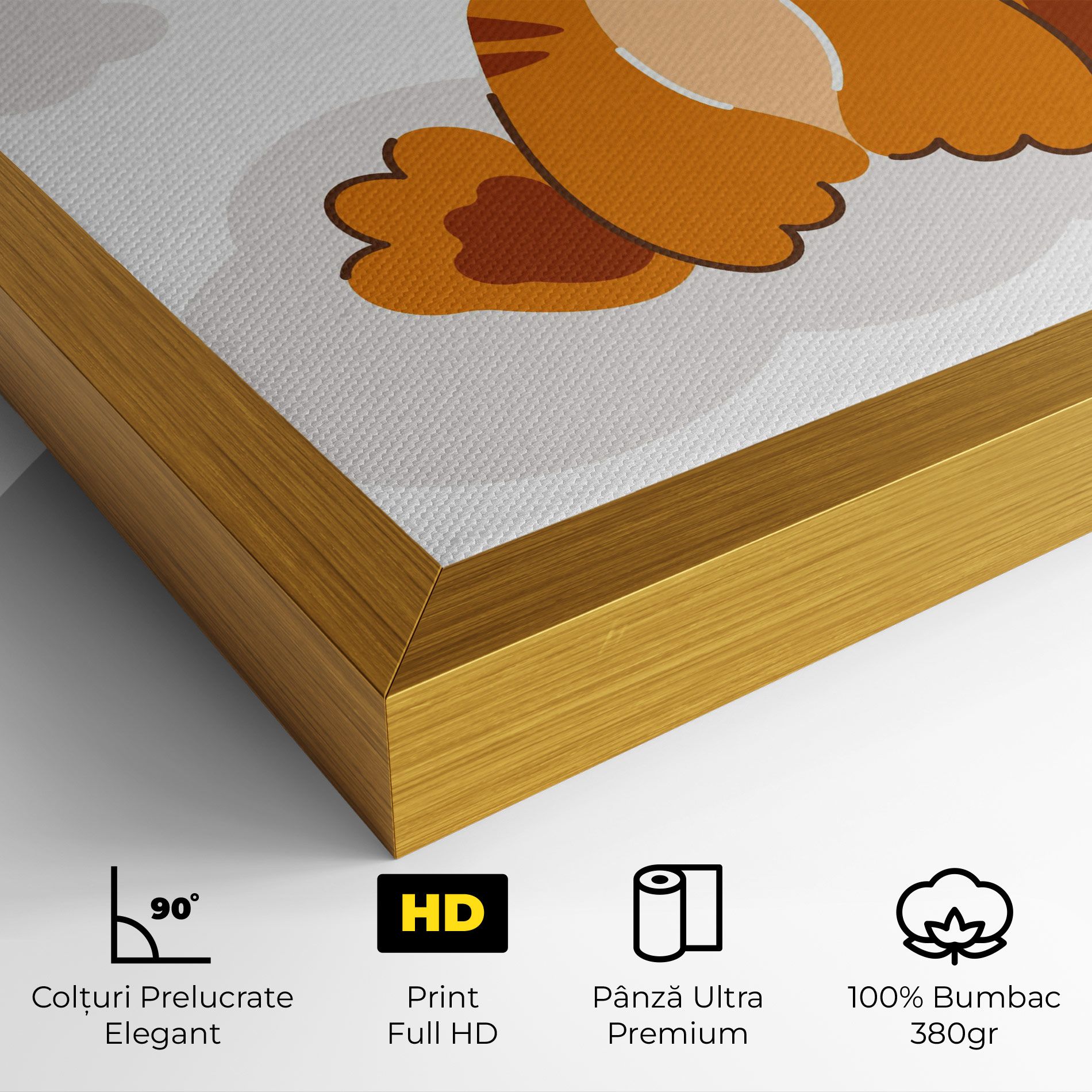 Cute Sleepy Tiger mockup 4