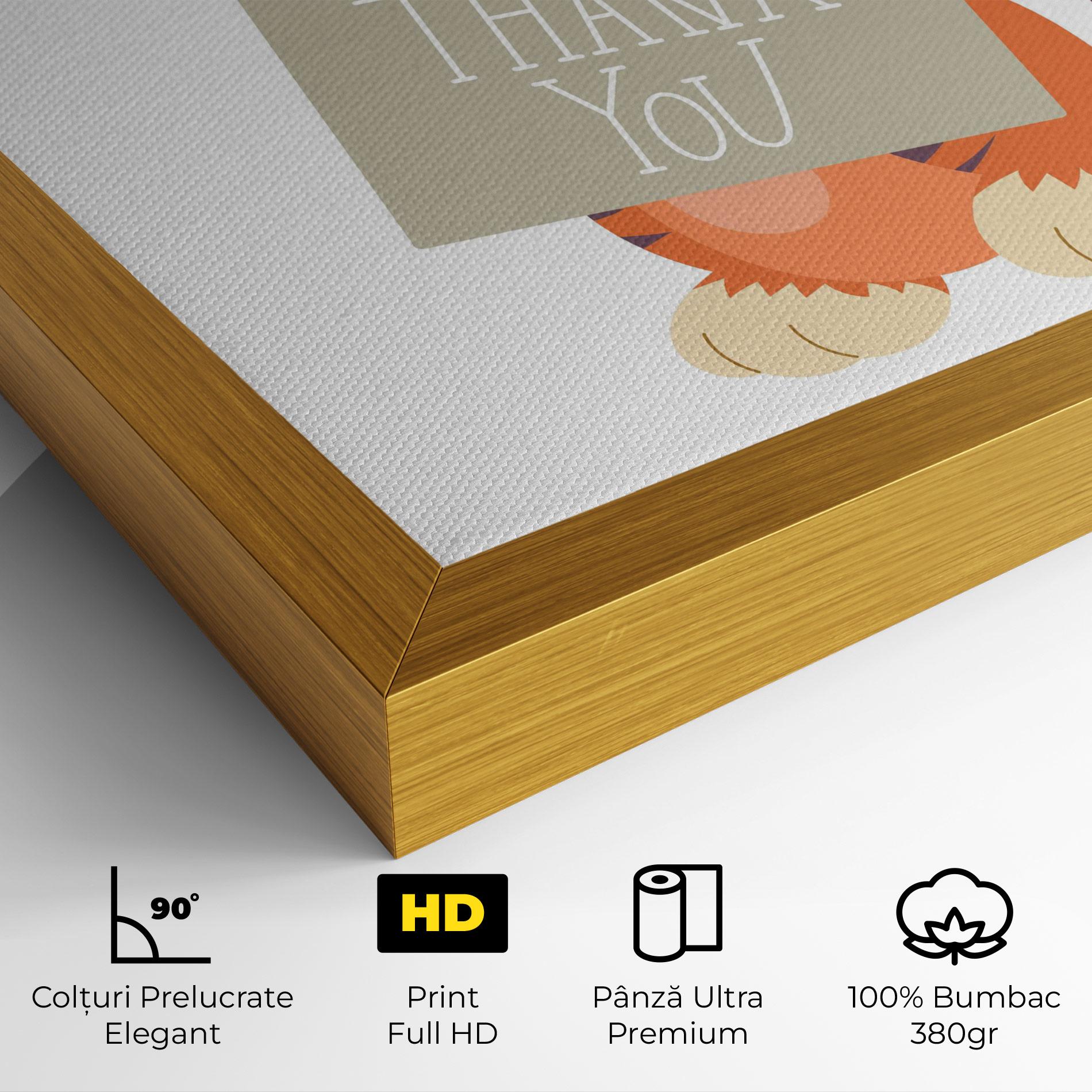 Tablou Canvas Tiger Thank U mockup 4