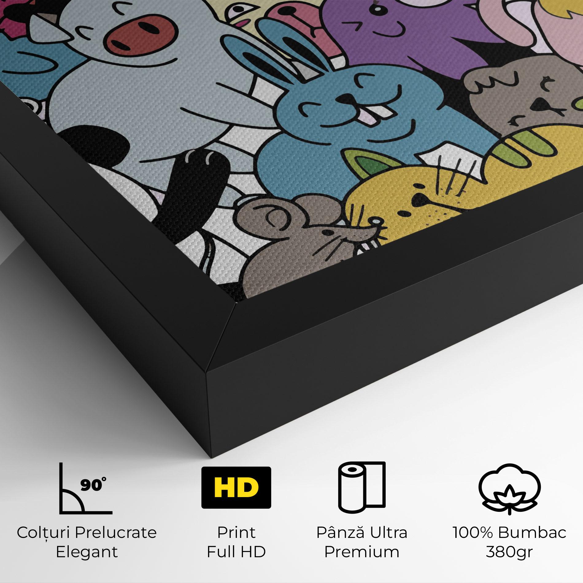 Tablou Canvas Animals Cartoon mockup 4