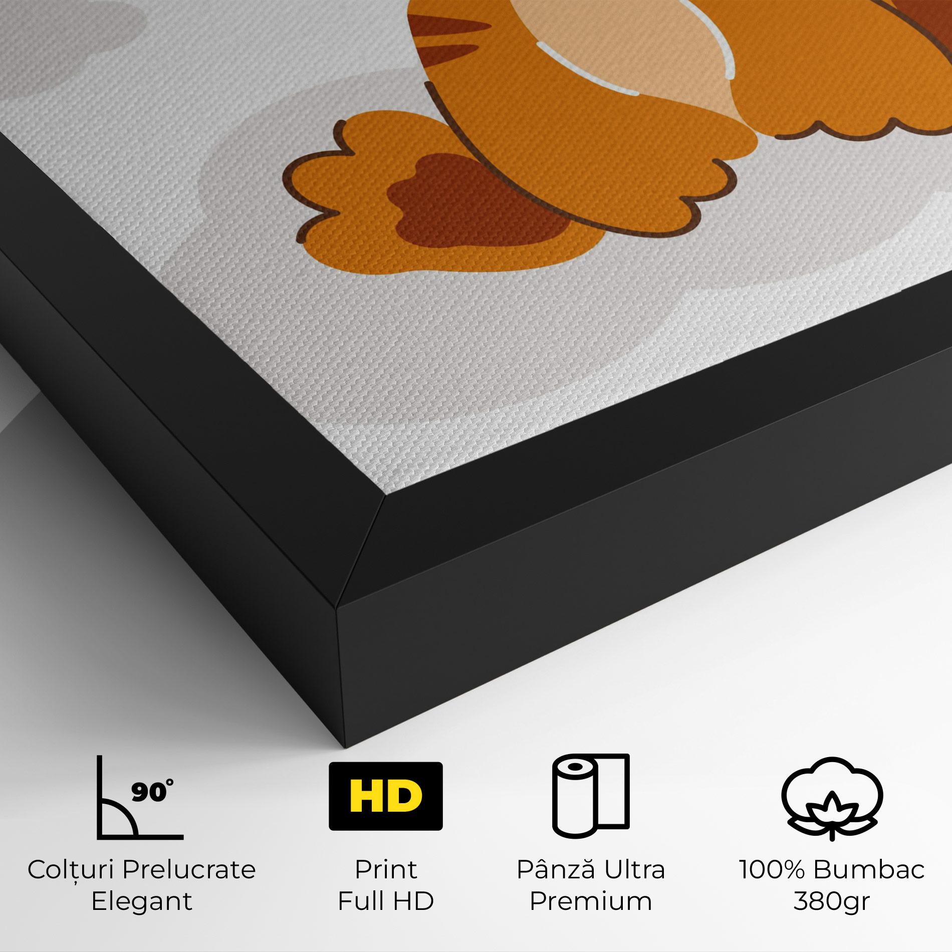 Tablou Canvas Cute Sleepy Tiger mockup 4
