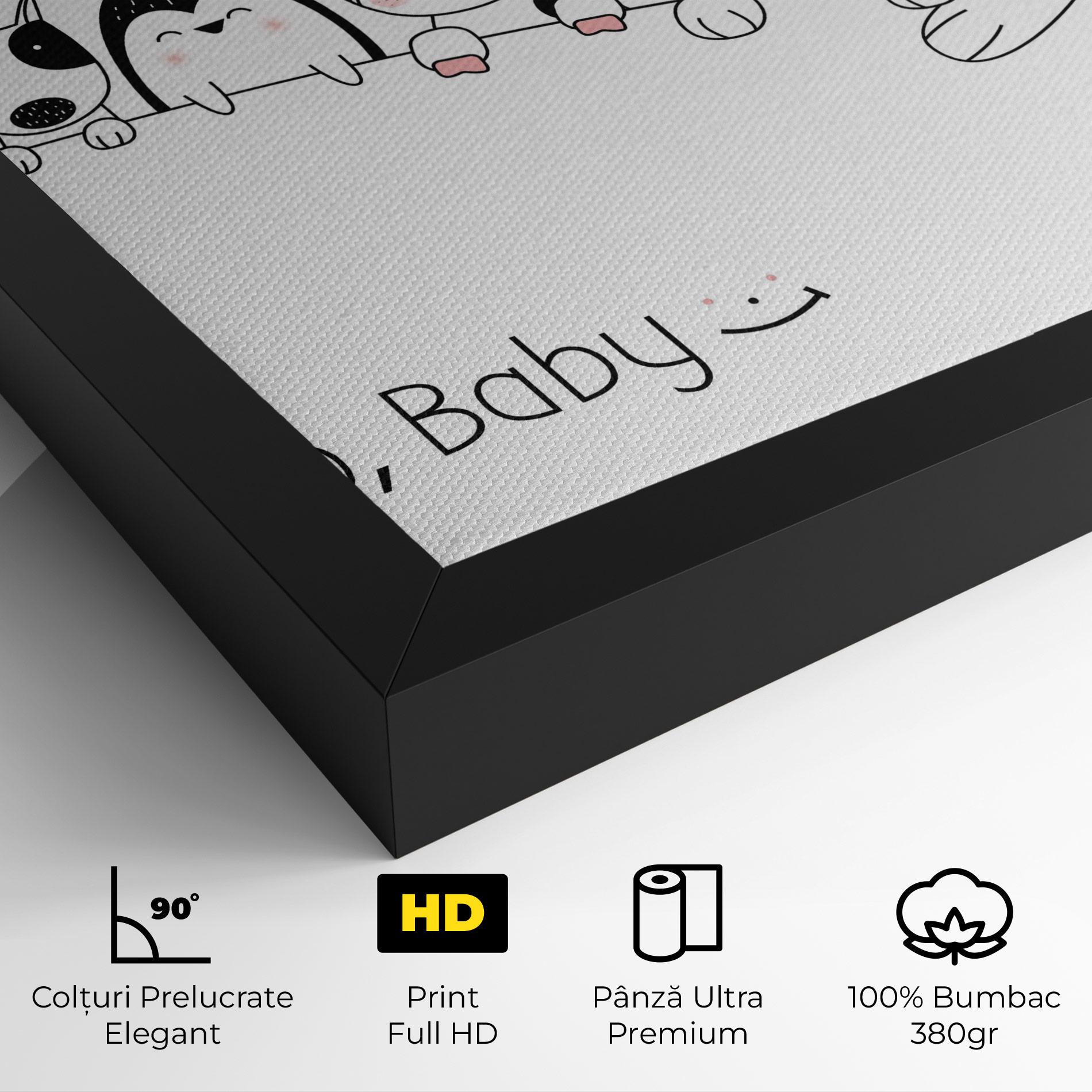 Tablou Canvas Hello Baby mockup 4